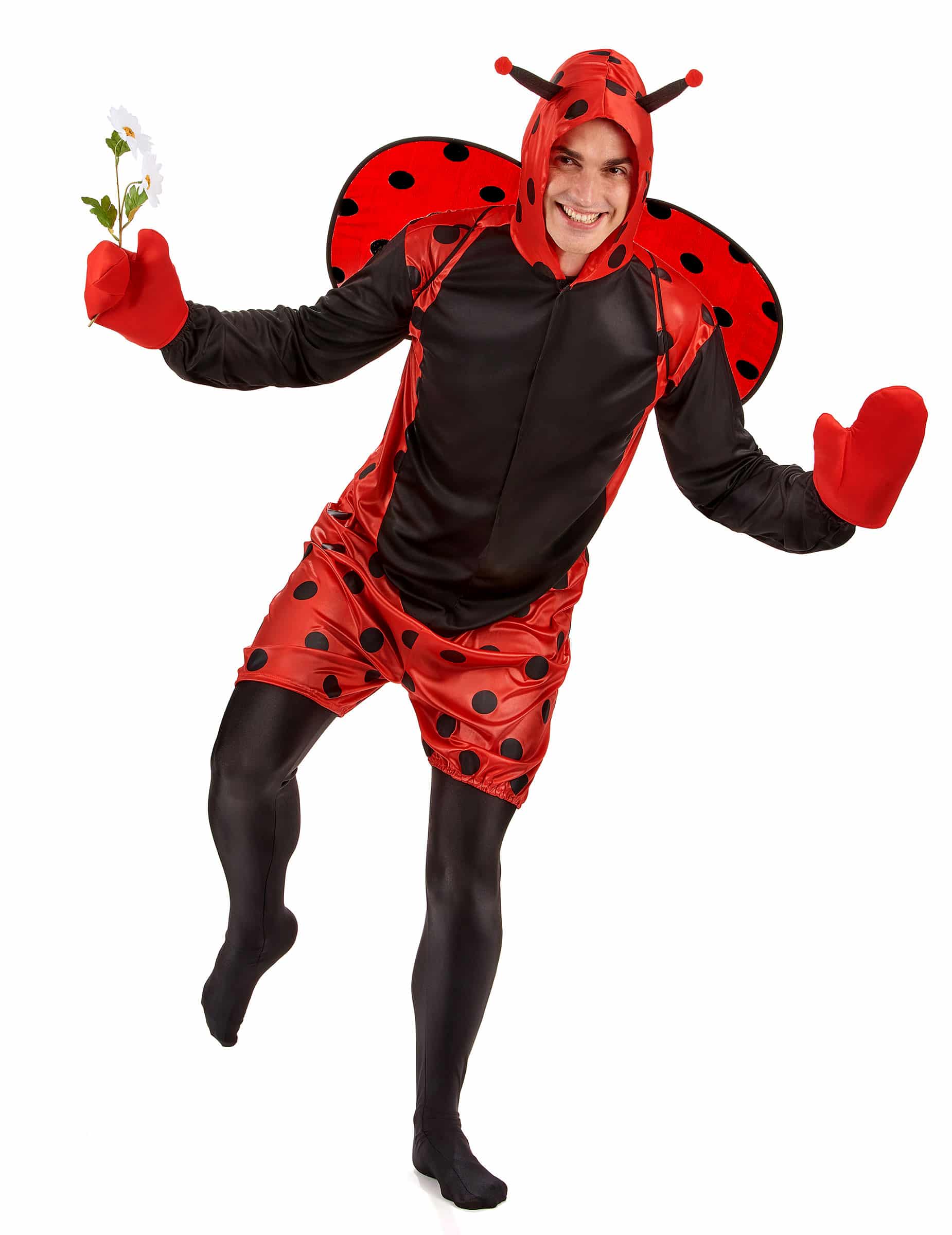 Lustiger Marienkäfer Kostüm Tierkostüm rot-schwarz
