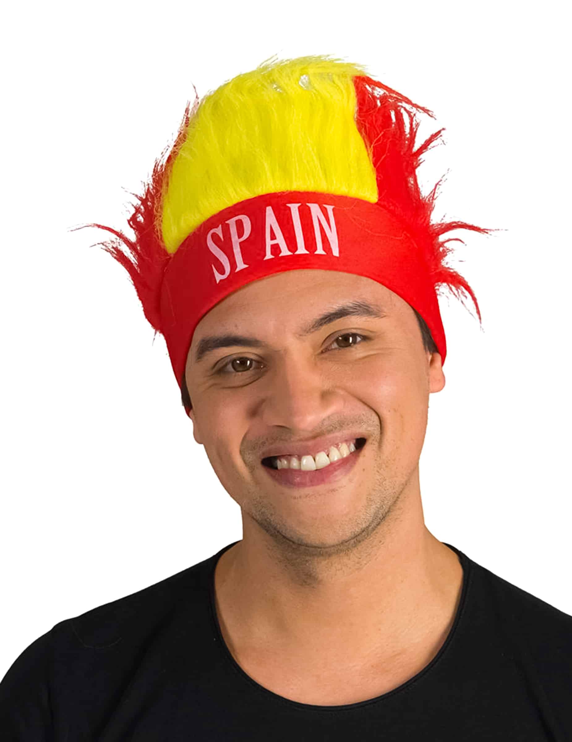 Lustiges Spanien Fan-Stirnband für Erwachsene