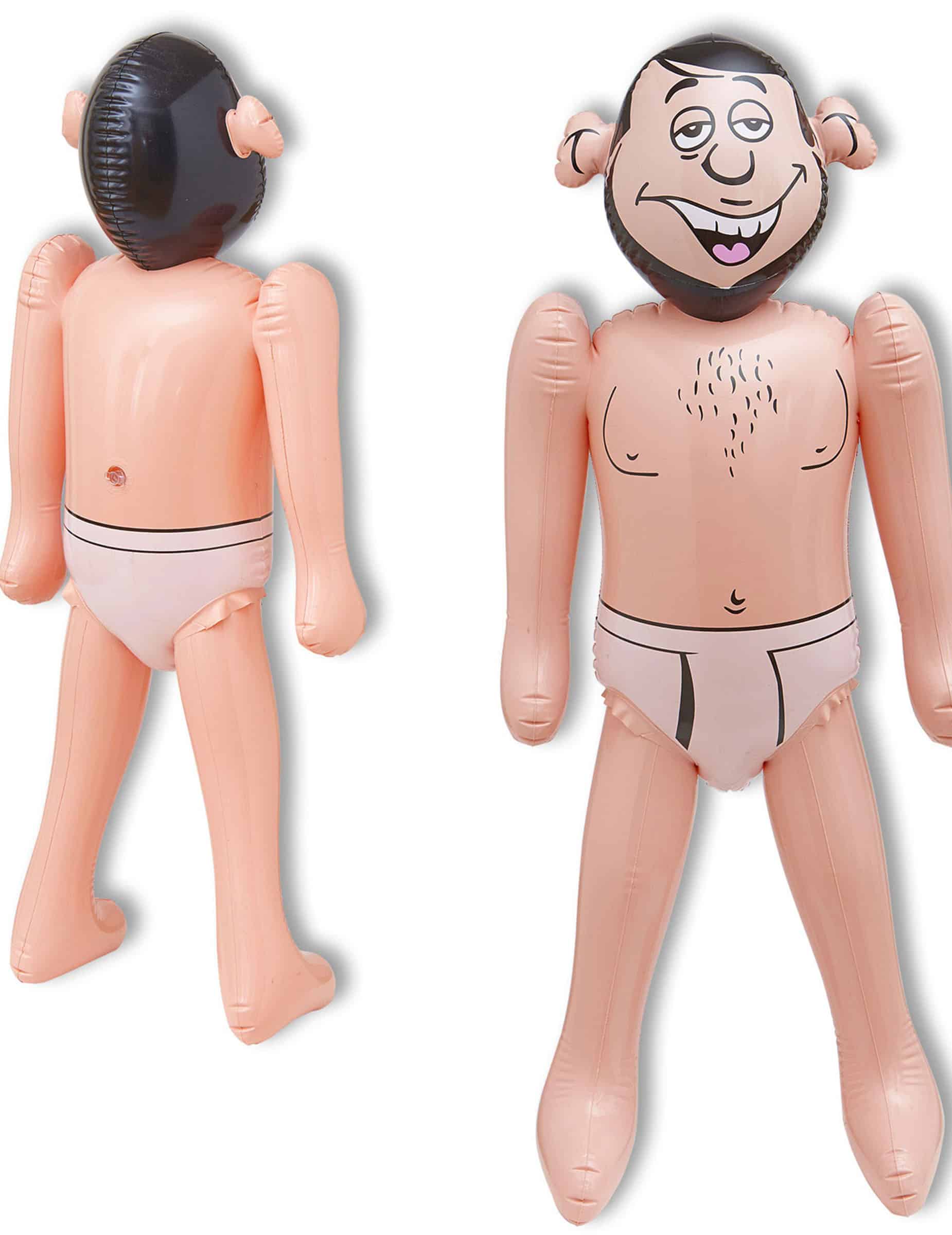 Männliche Gummipuppe aufblasbar frivol beige