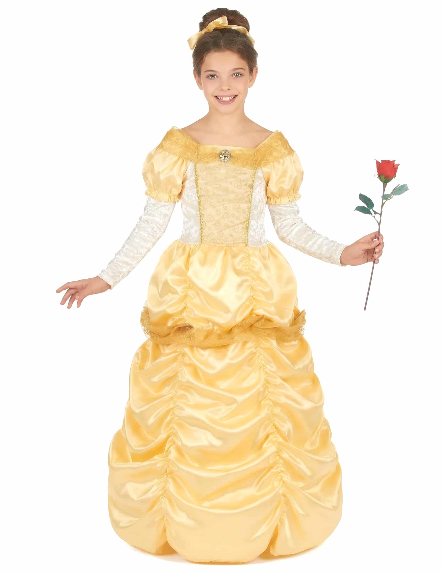 Märchen-Prinzessin Damenkostüm gold