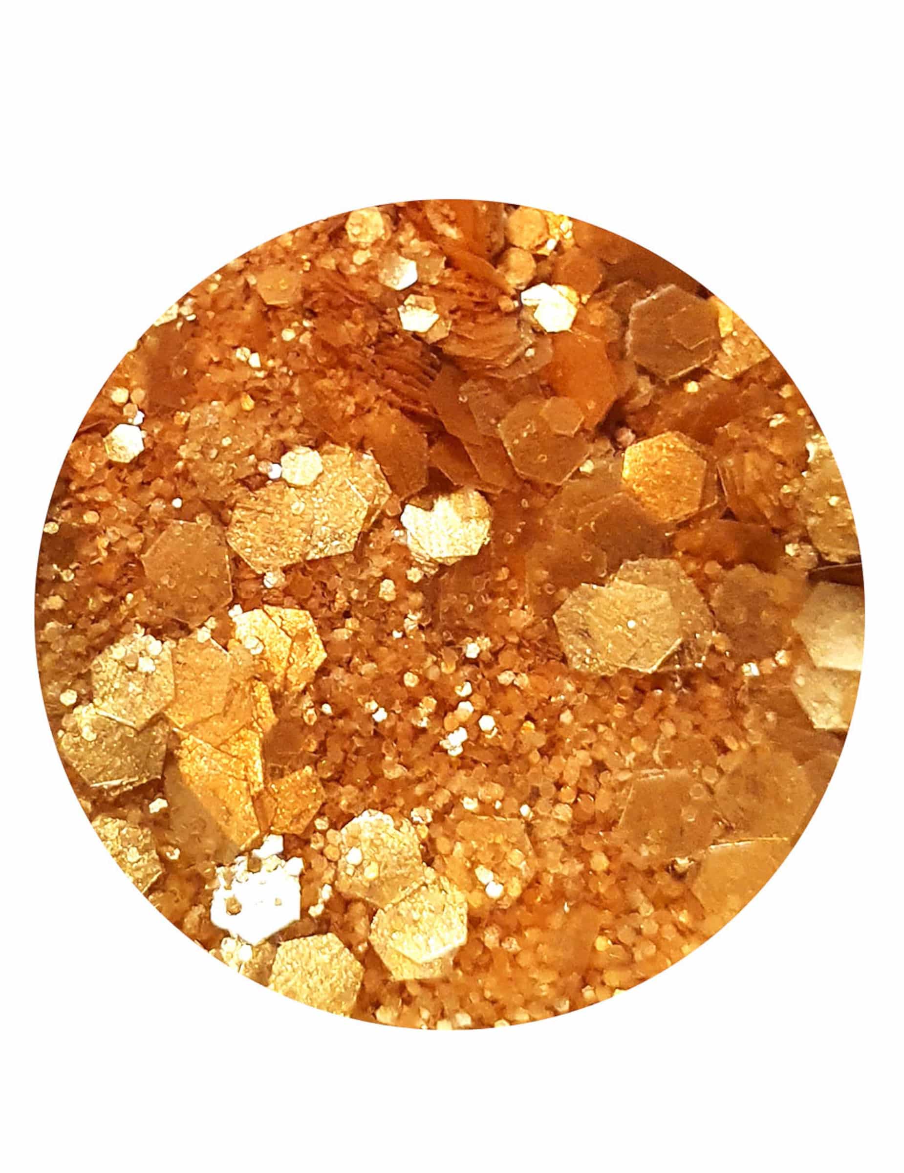 Make-Up Glitter karamel-gold