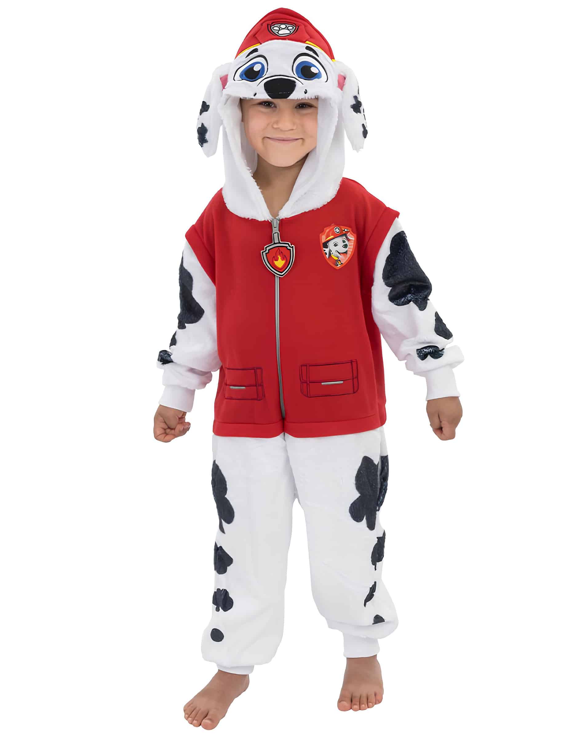 Marcus Paw Patrol Kinder-Overall rot-weiß