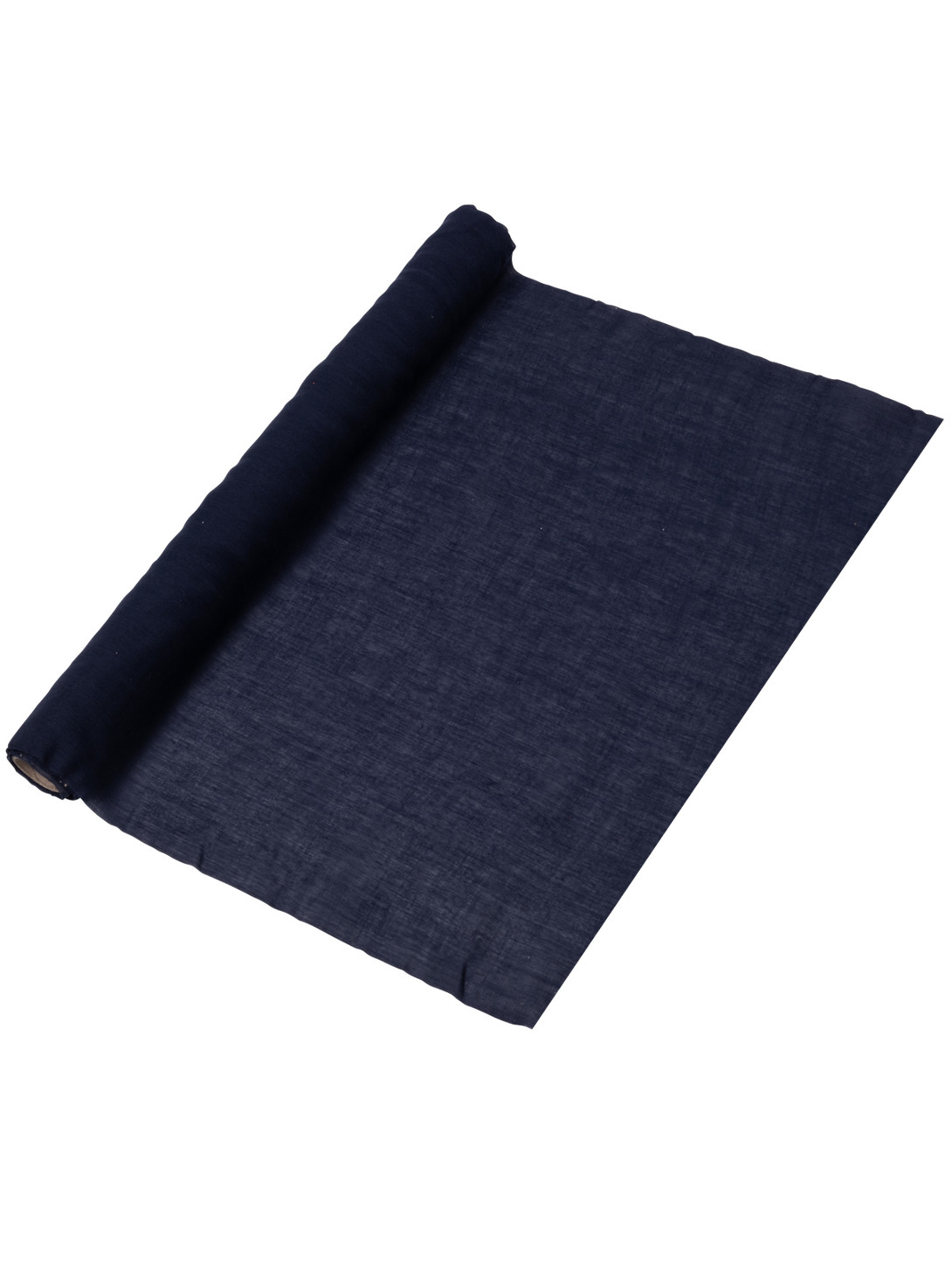 Marineblauer Tischläufer aus Musselin 48 cm x 5 m für Hochzeiten