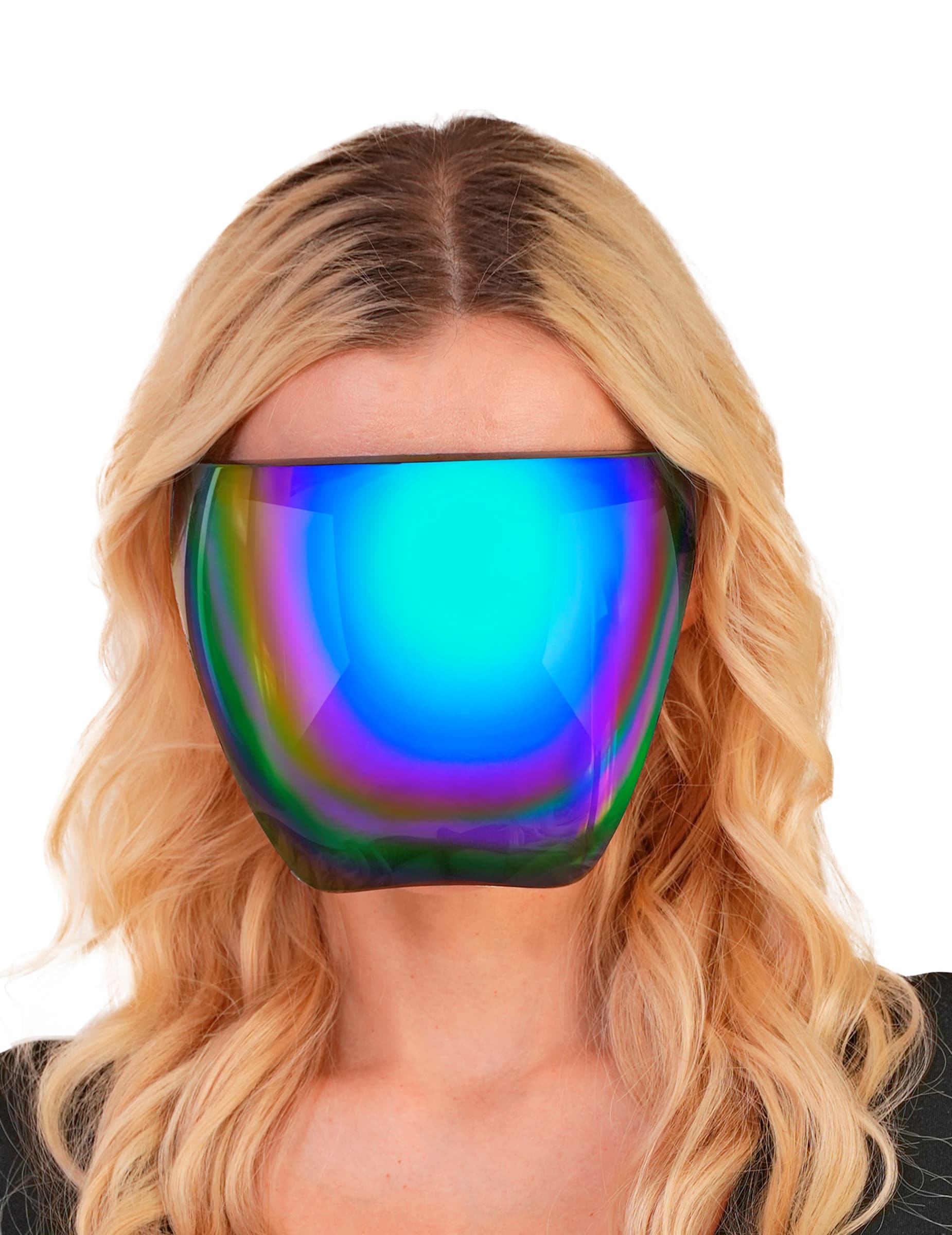 Maske Futuristisch Verspiegelt Erwachsene