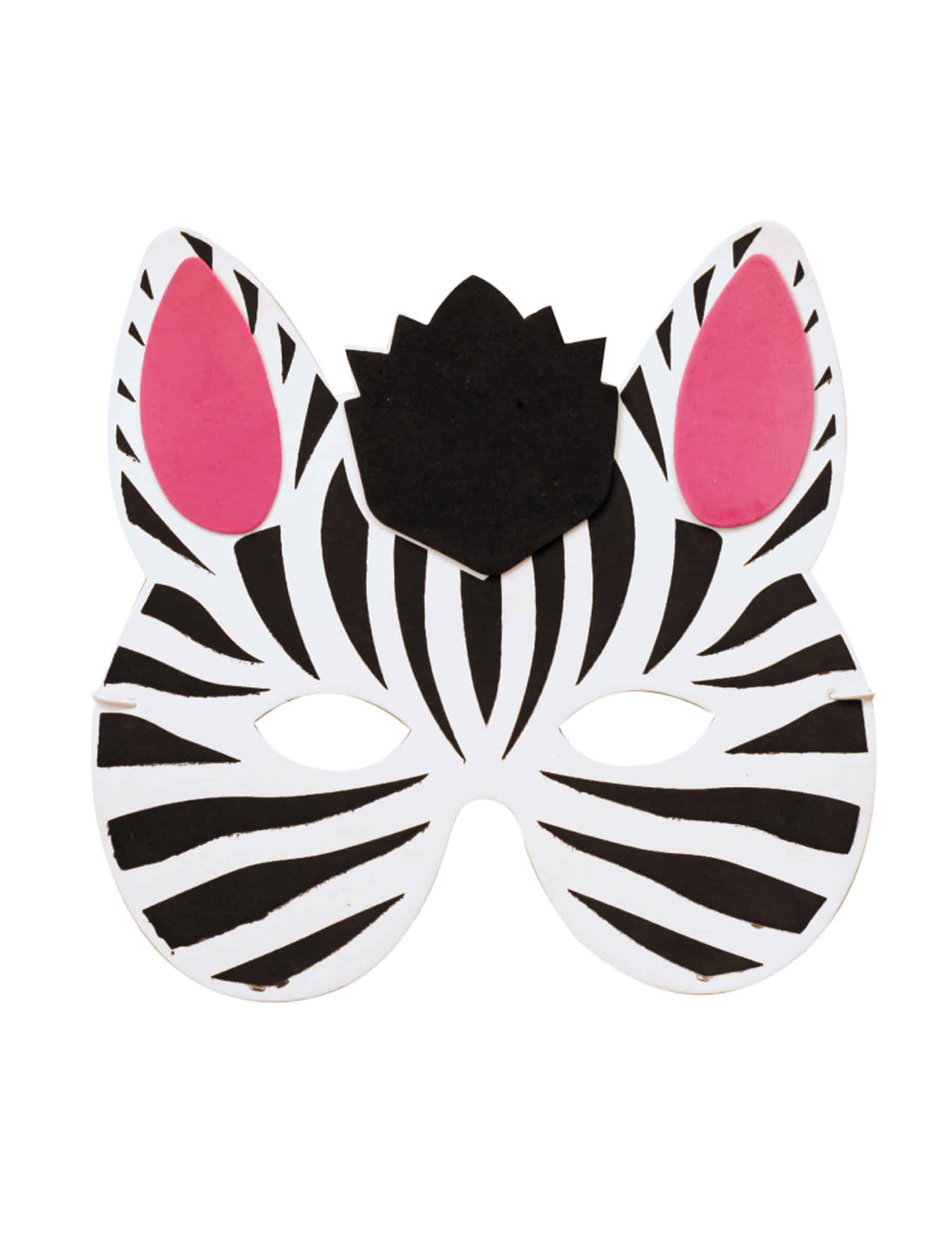 Maske Zebra für Kinder