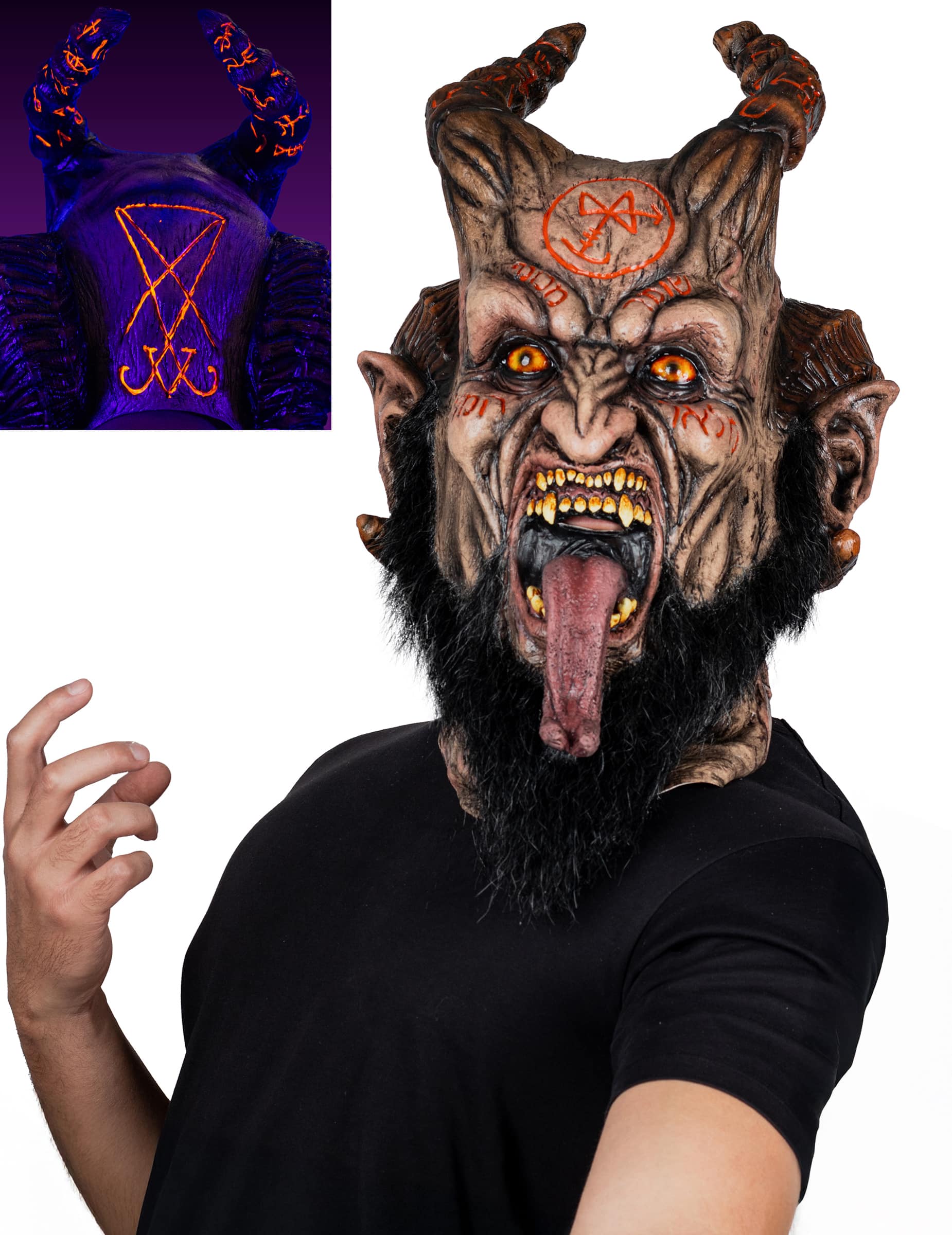 Maske für Erwachsene - Apokalypse-Monster