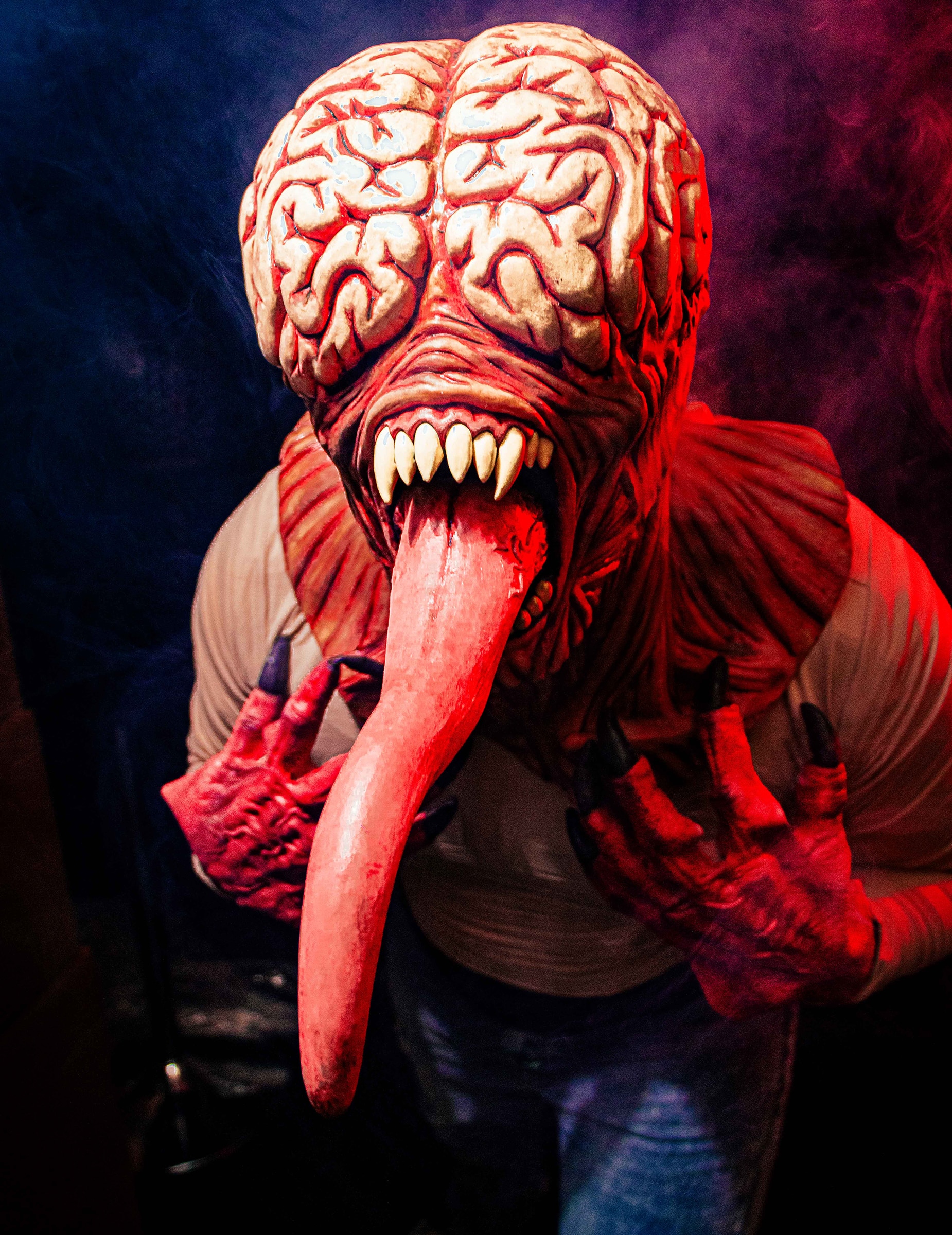 Maske für Erwachsene - Monster mit Gehirn
