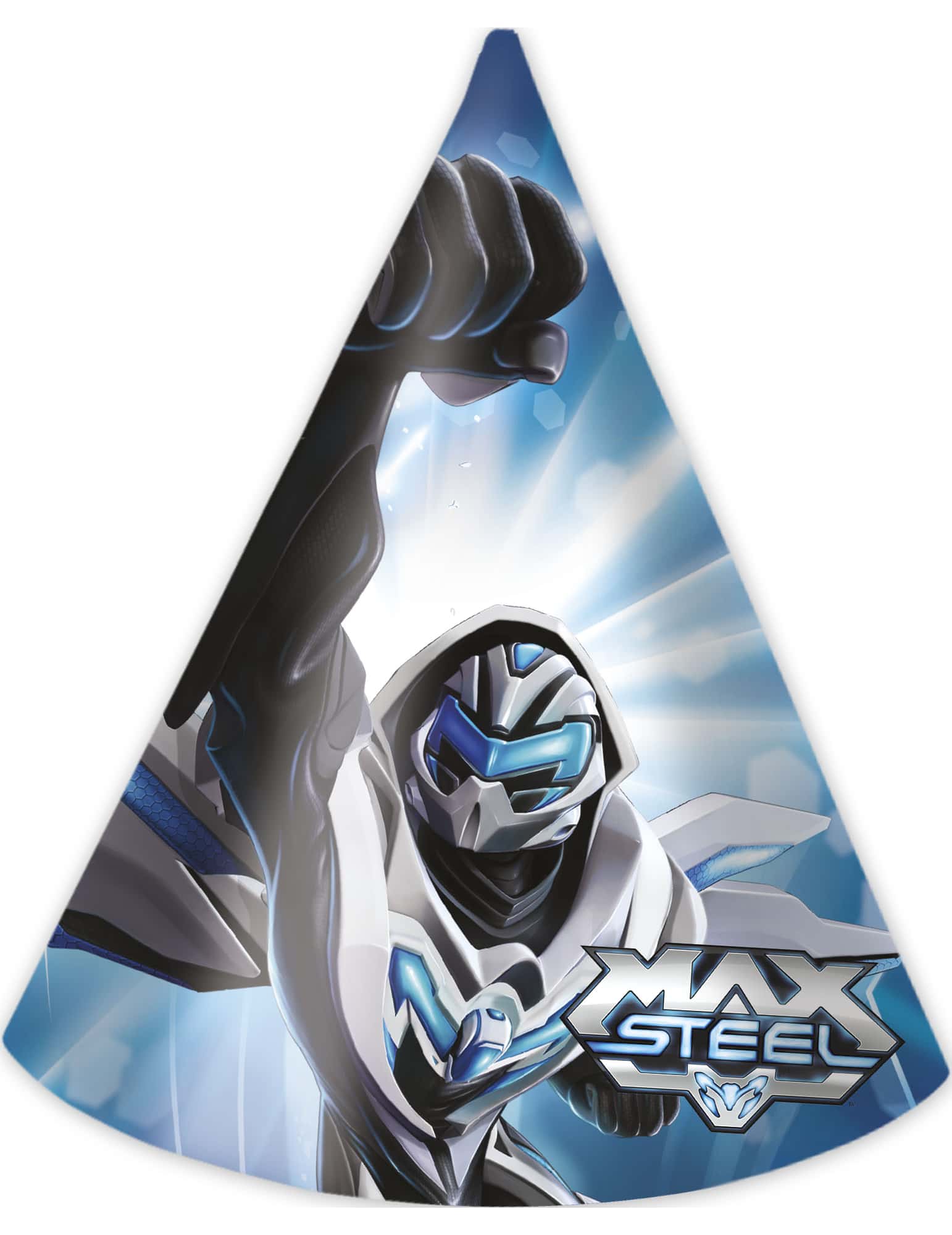 Max Steel Partyhüte 6 Stück Lizenzware
