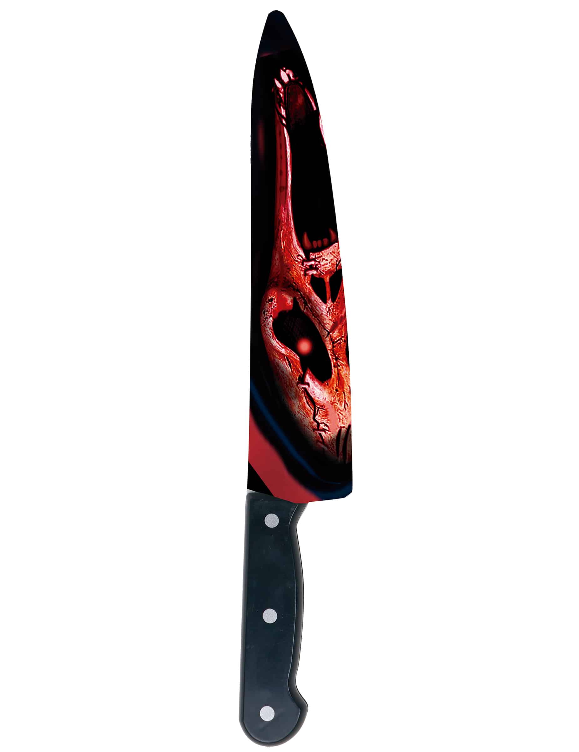 Messermörder Attrape Accessoire schwarz rot