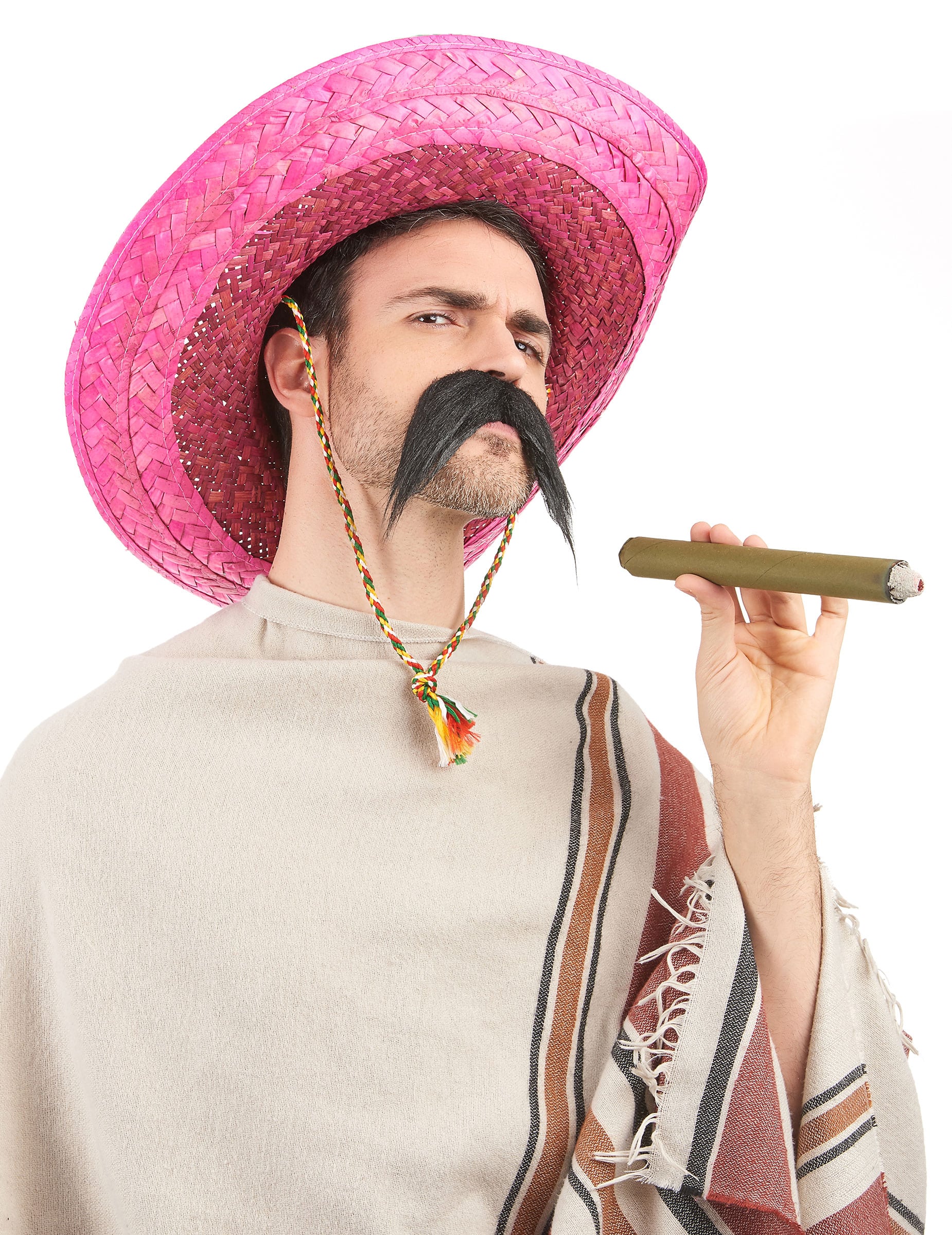 Mexikaner Sombrero Kostüm-Accessoire pink