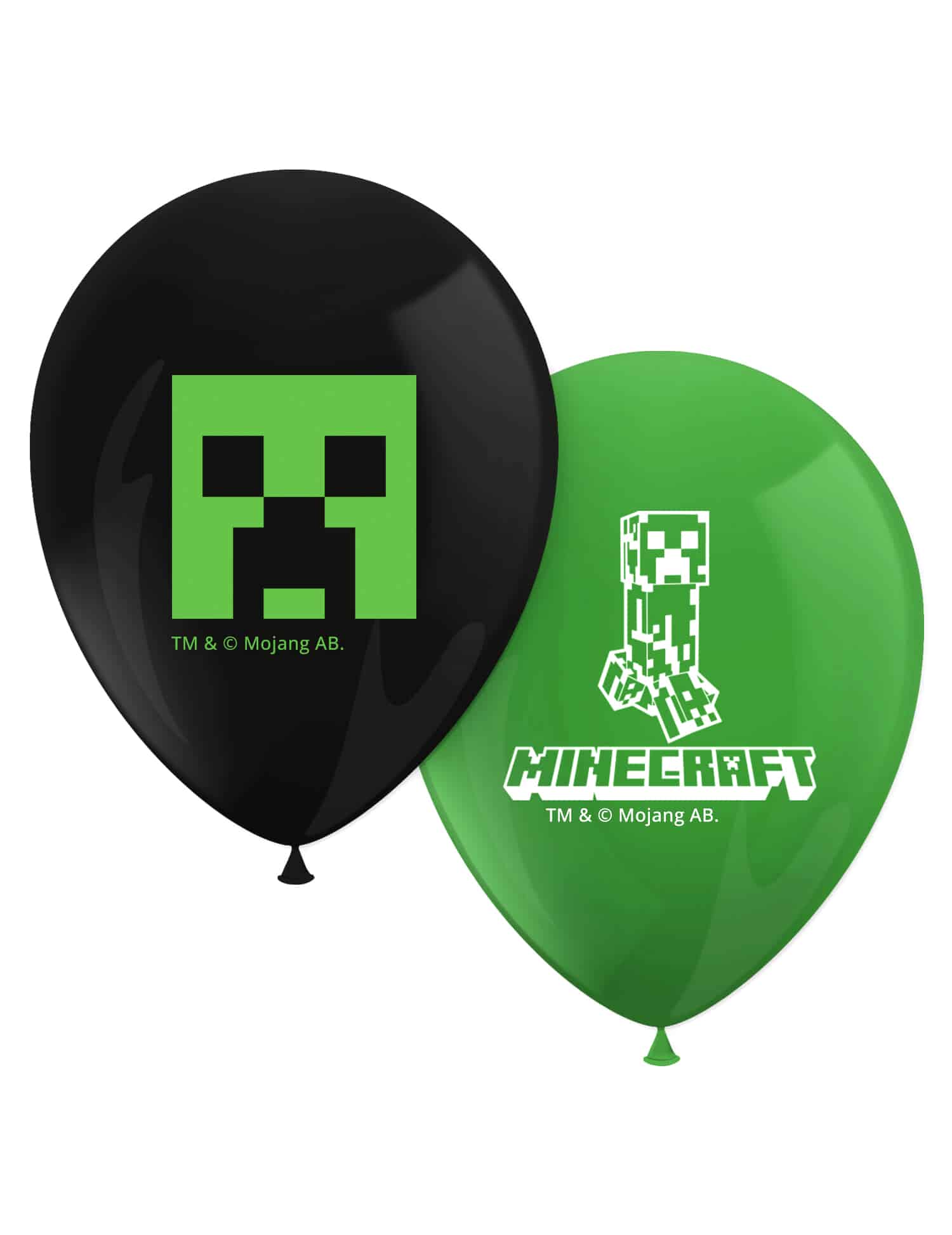 Minecraft Latexballons 8 Stk