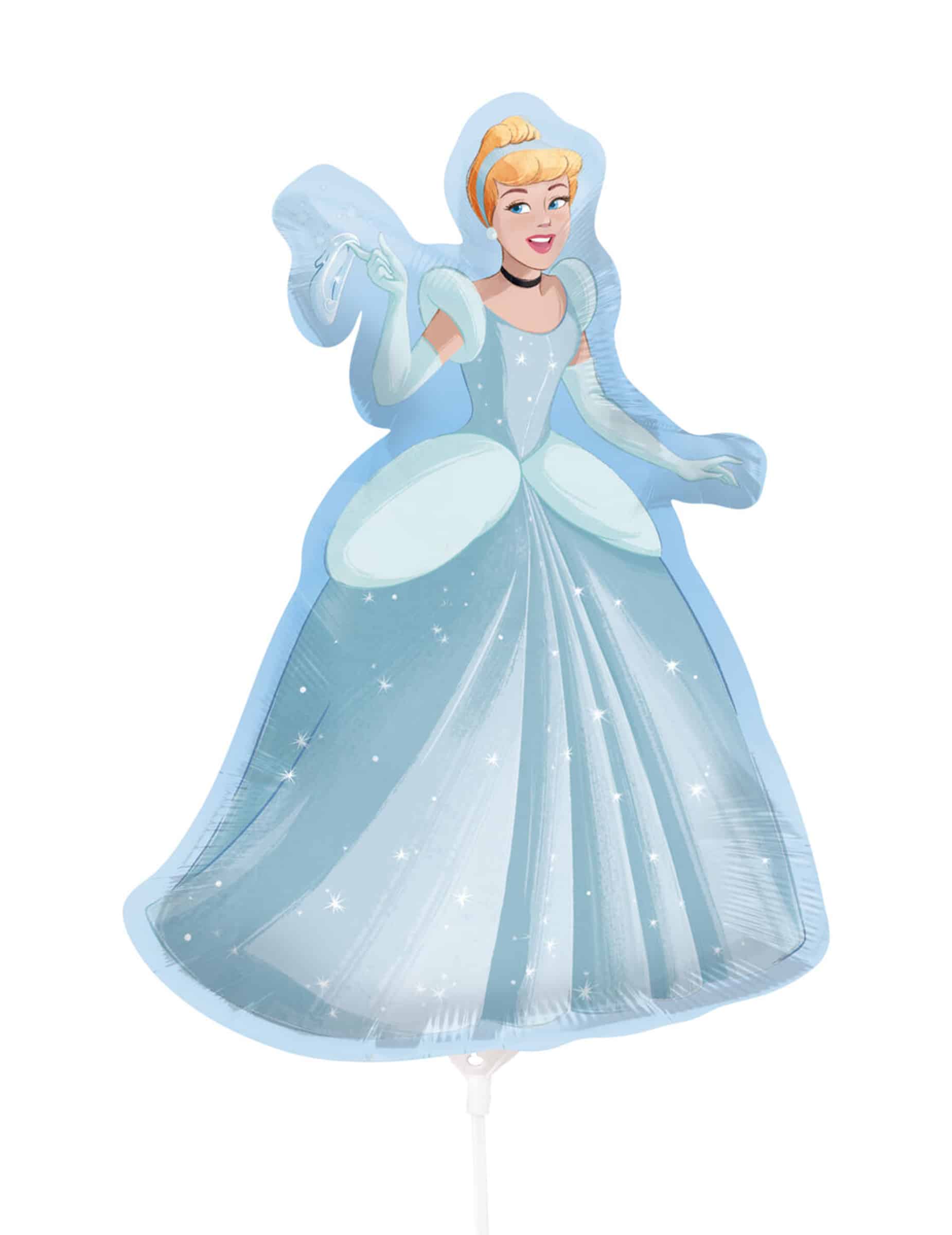 Mini-Cinderella-Folienballon 22 x 39 cm