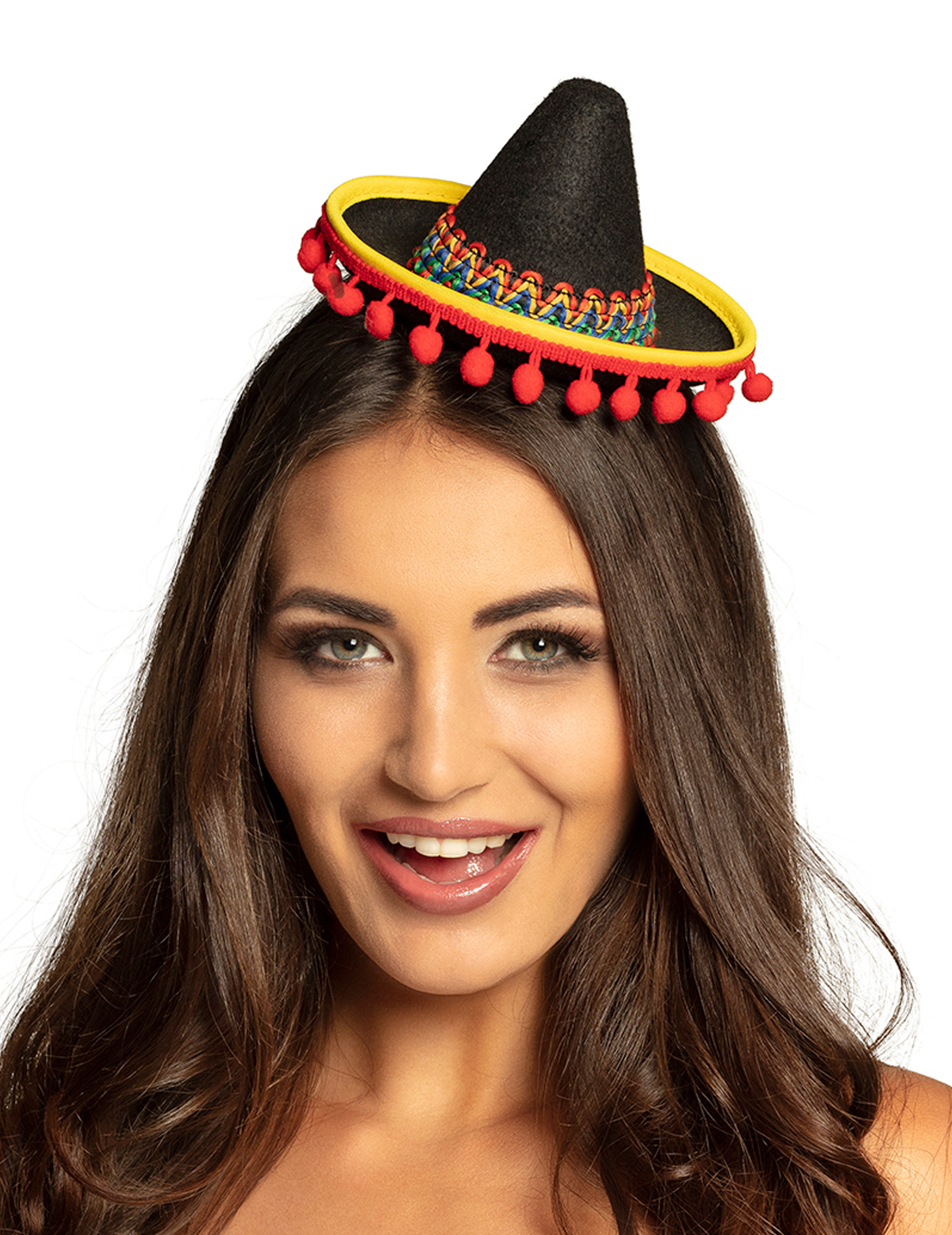 Mini-Sombrero für Erwachsene bunt