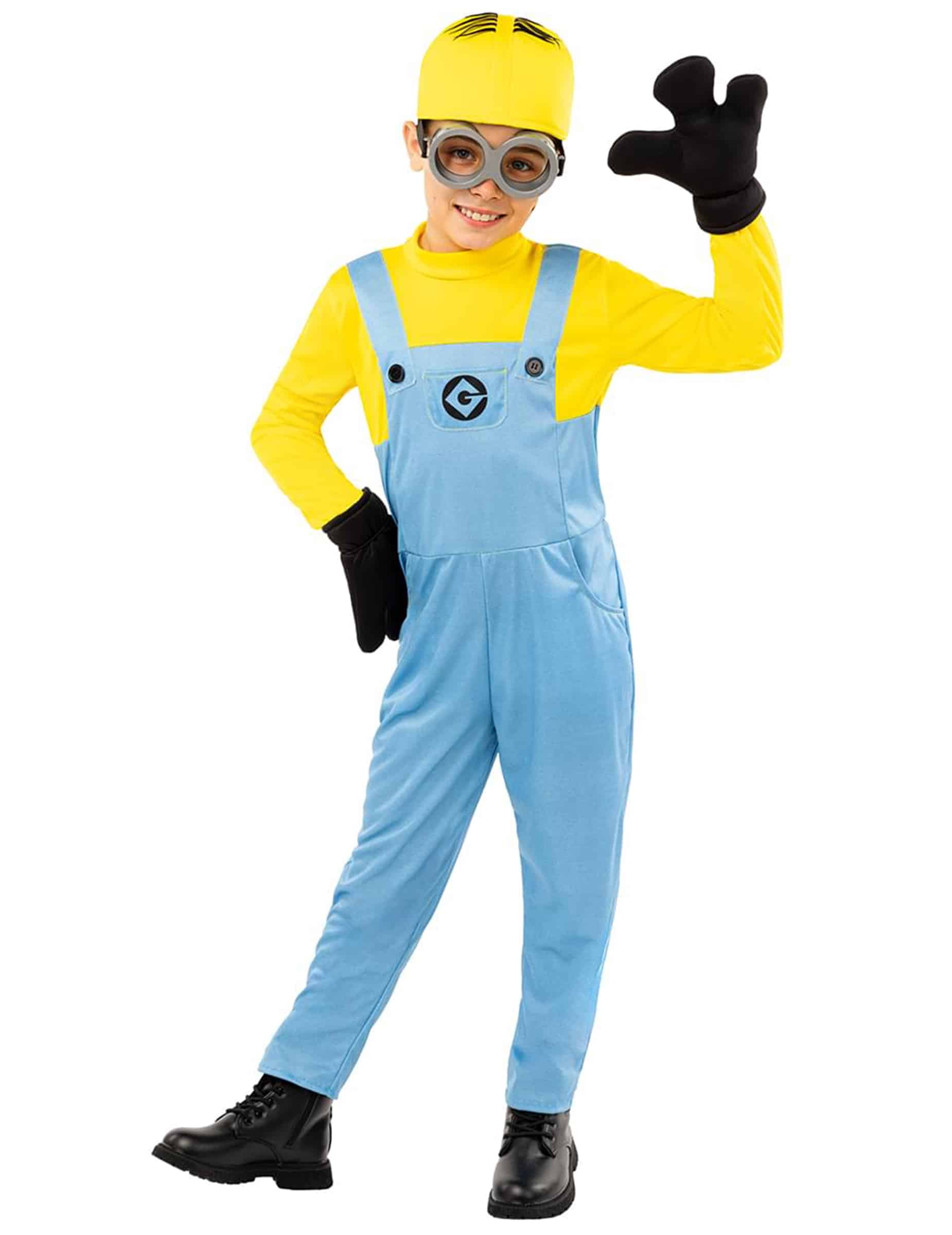 Minions Kinderkostüm Dave gelb-hellblau