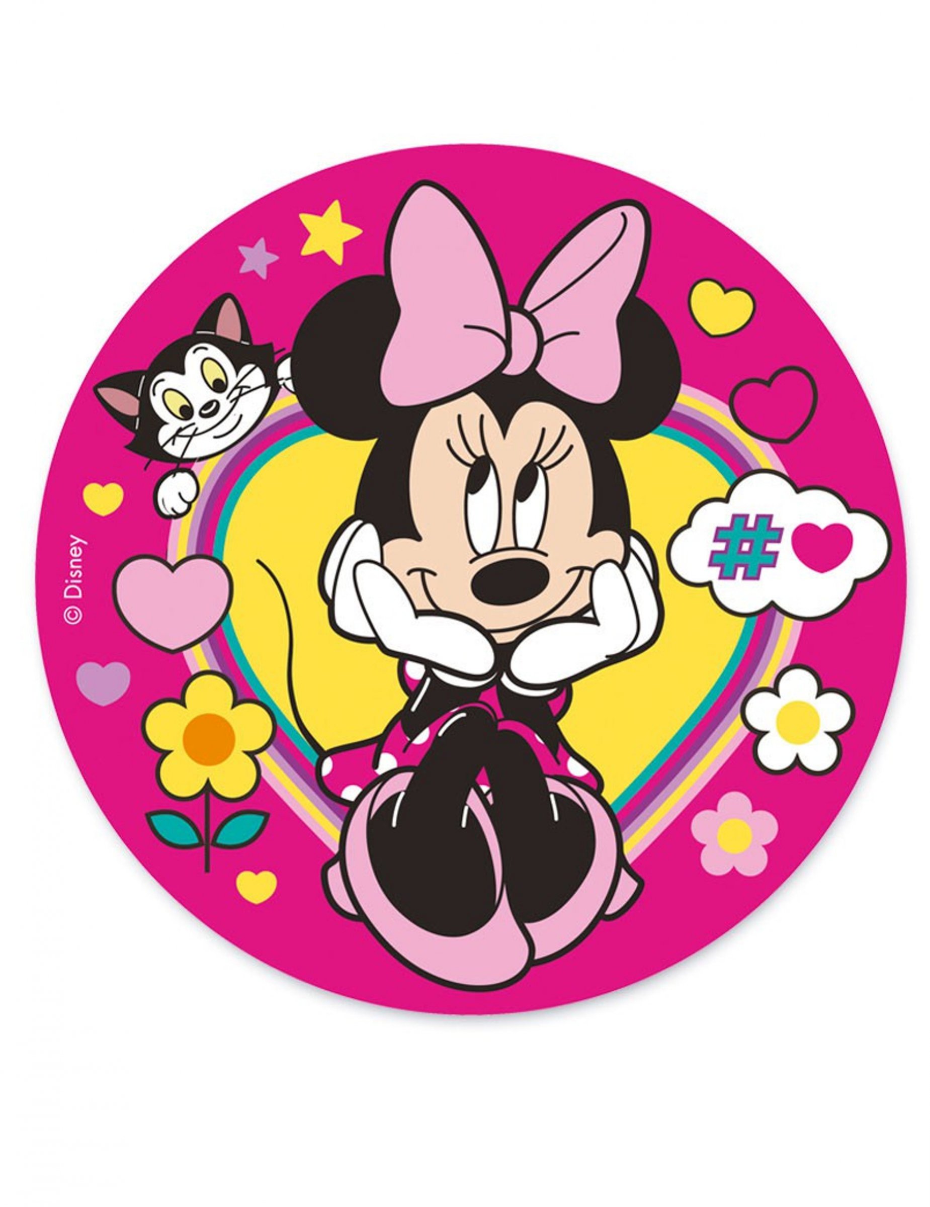 Minnie Essensscheibe rosa 20 cm