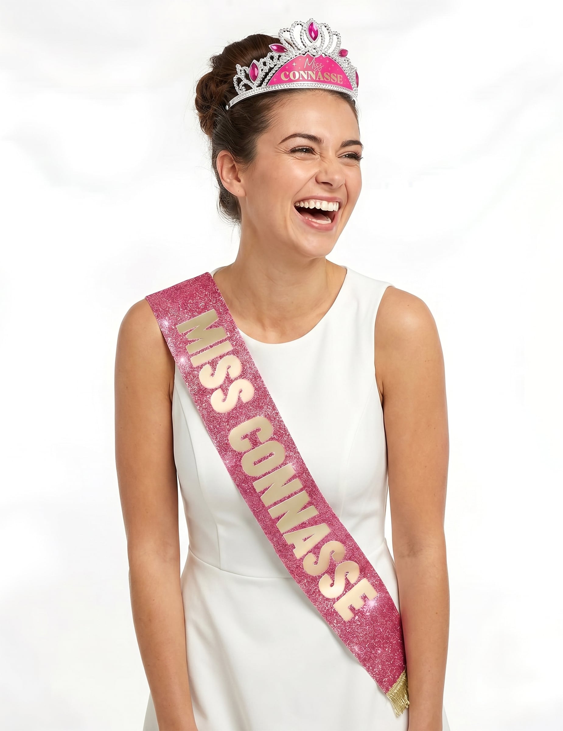 Miss Connasse Schärpe und Diadem Set