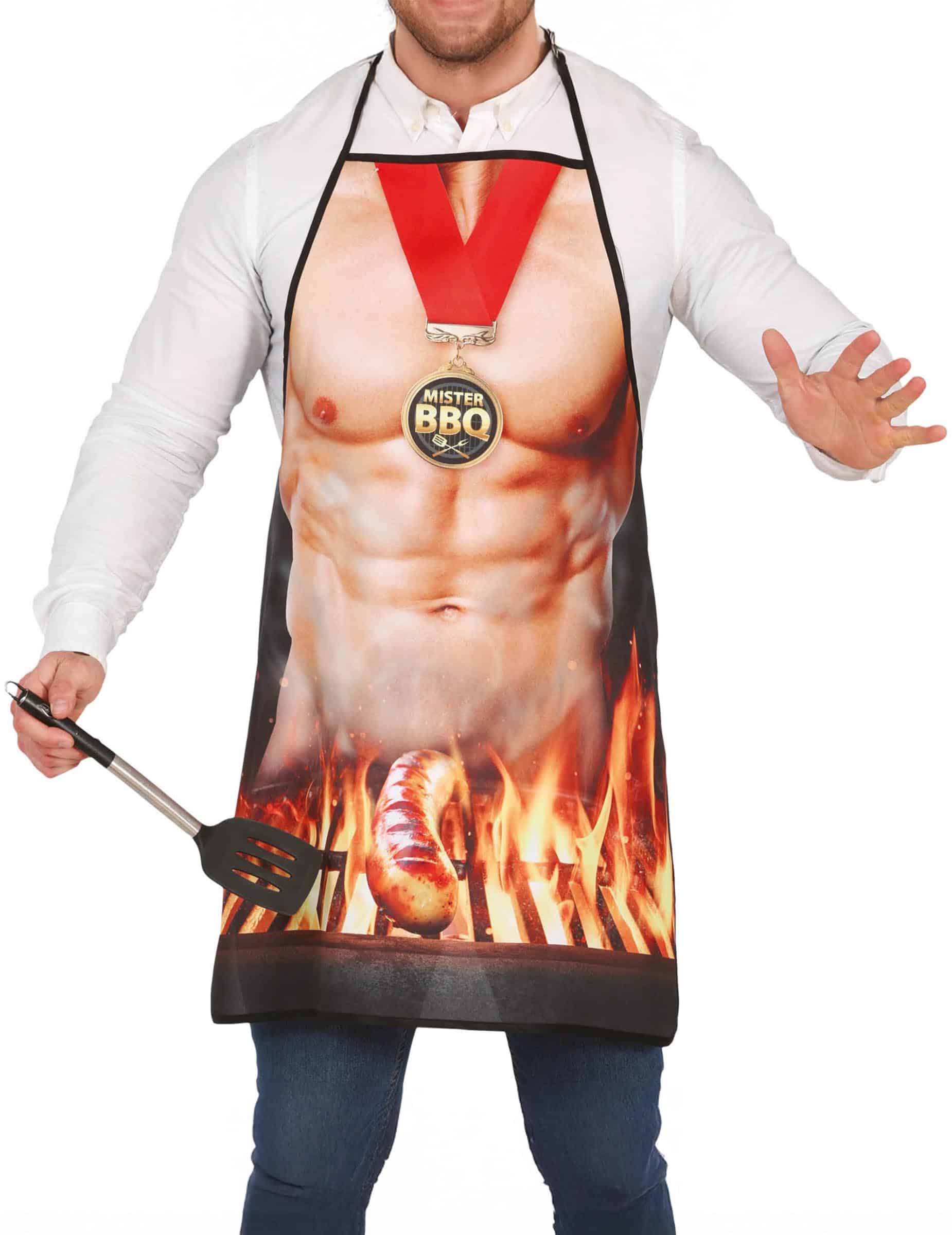 Mister Naughty Barbecue Schürze für Erwachsene