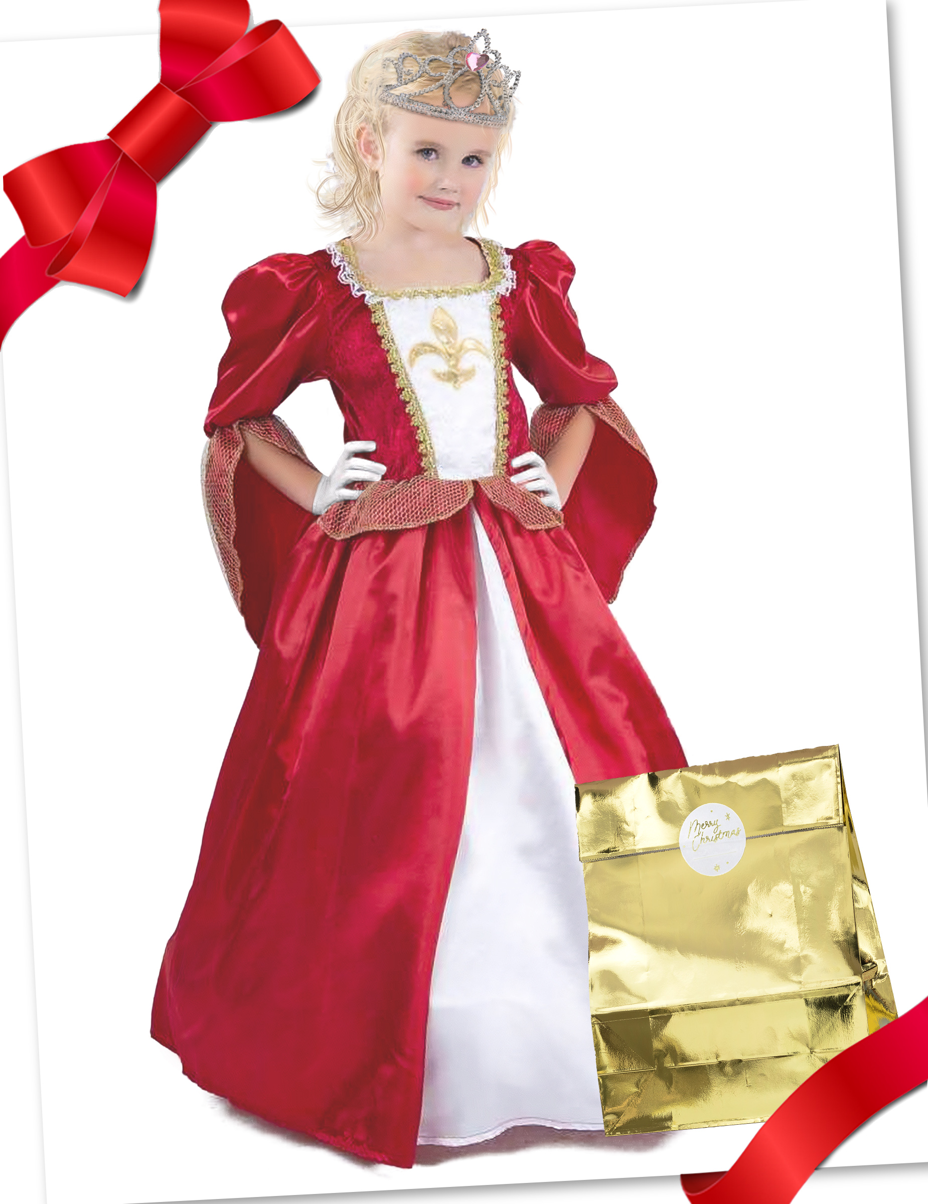 Mittelalter-Prinzessin Geschenkbox für Kinder bunt