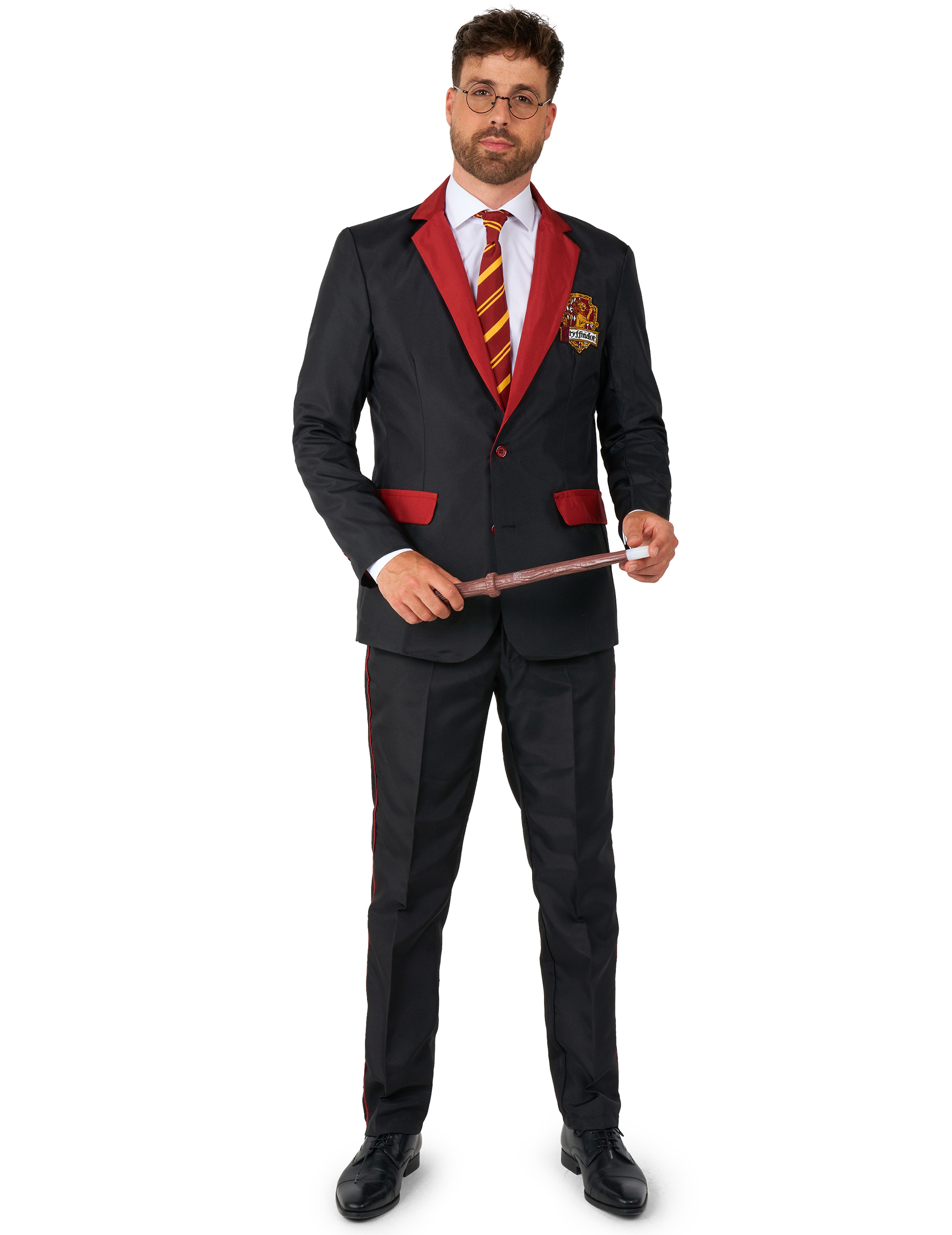 Mr. Gryffindor-Kostüm für Herren Suitmeister schwarz-rot-gelb