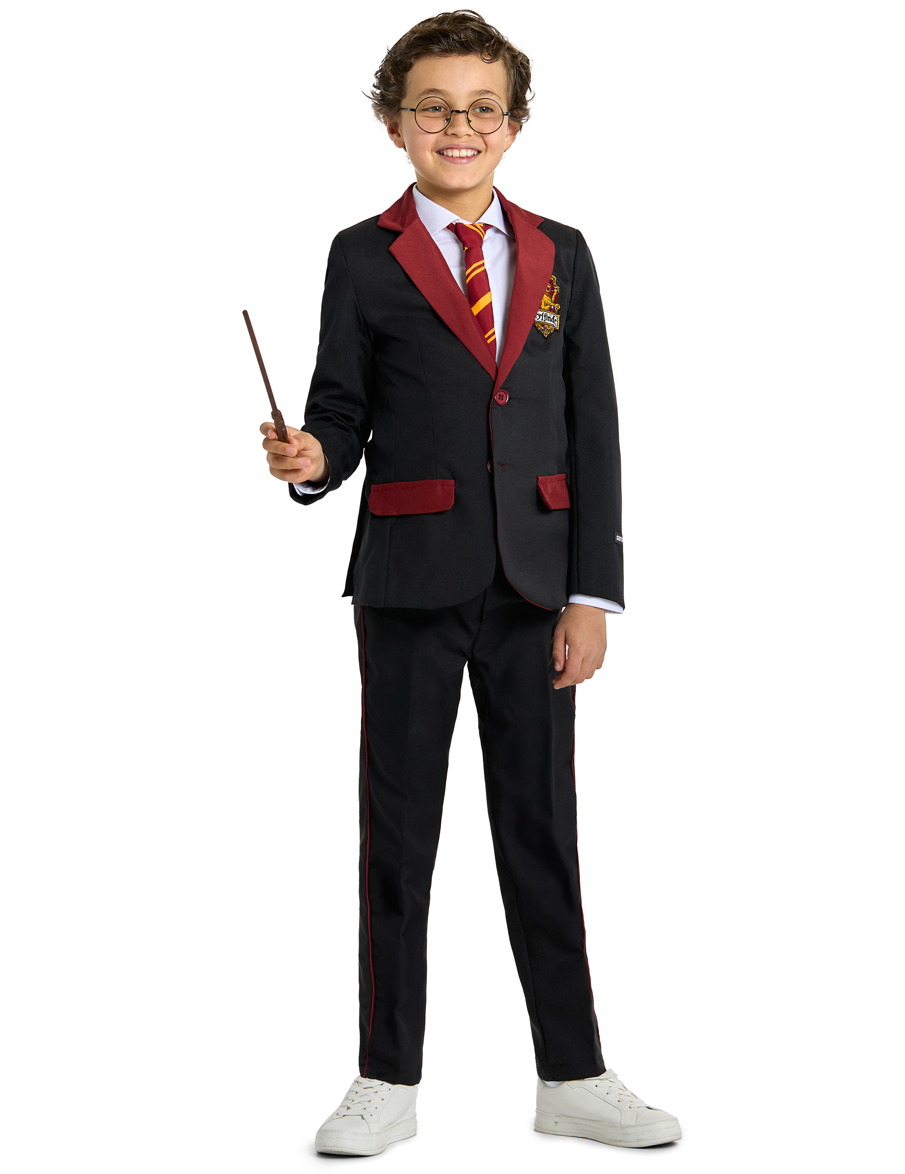 Mr. Gryffindor-Kostüm für Jungen Suitmeister schwarz-rot-gelb