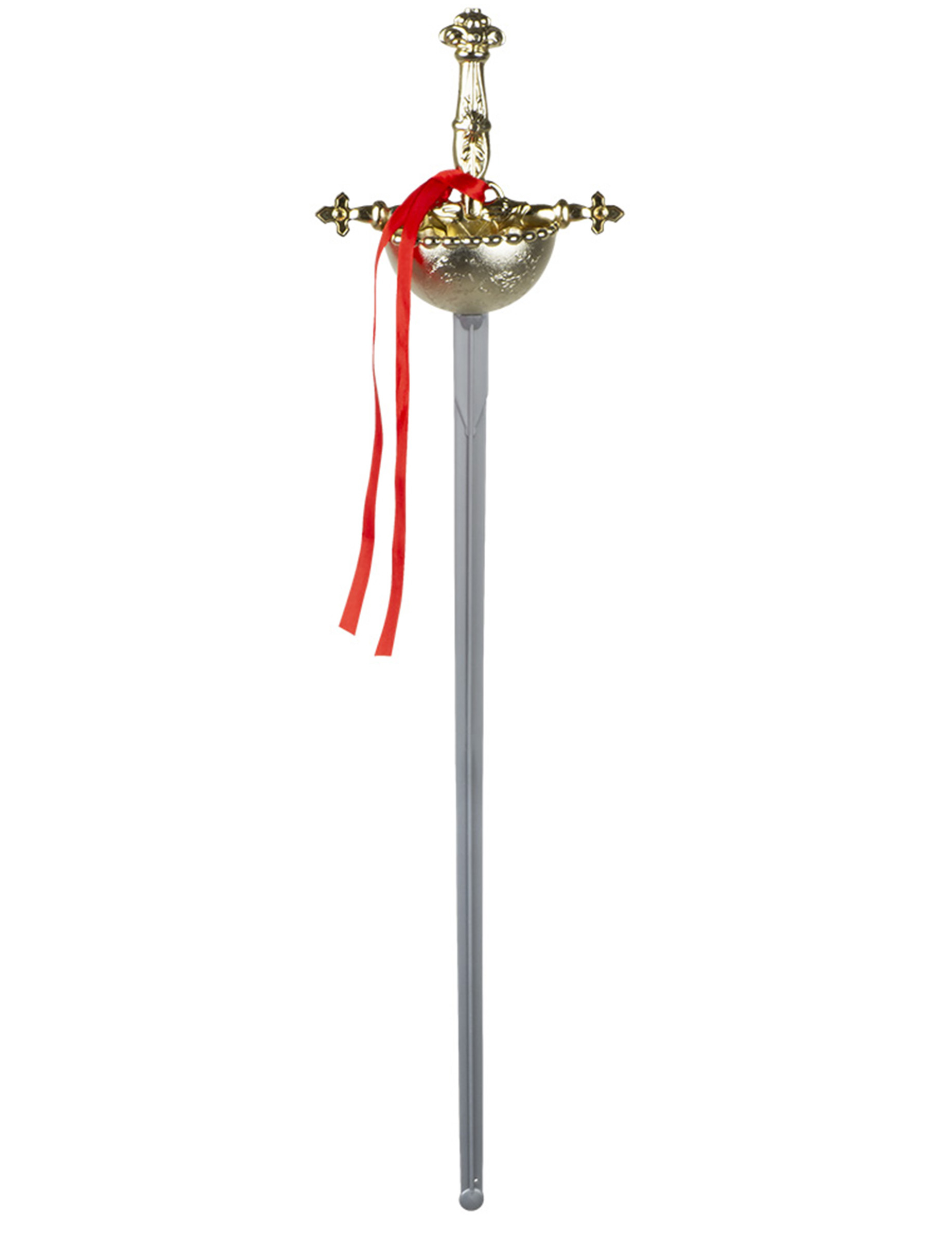 Musketier-Schwert gold-silber 58cm