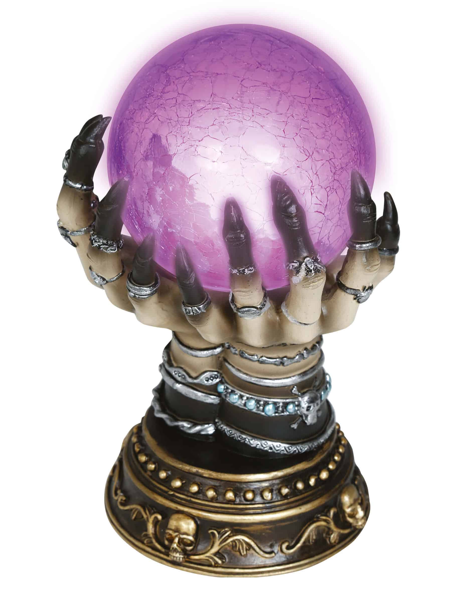 Mystische Kirstallkugel mit Licht 23 cm