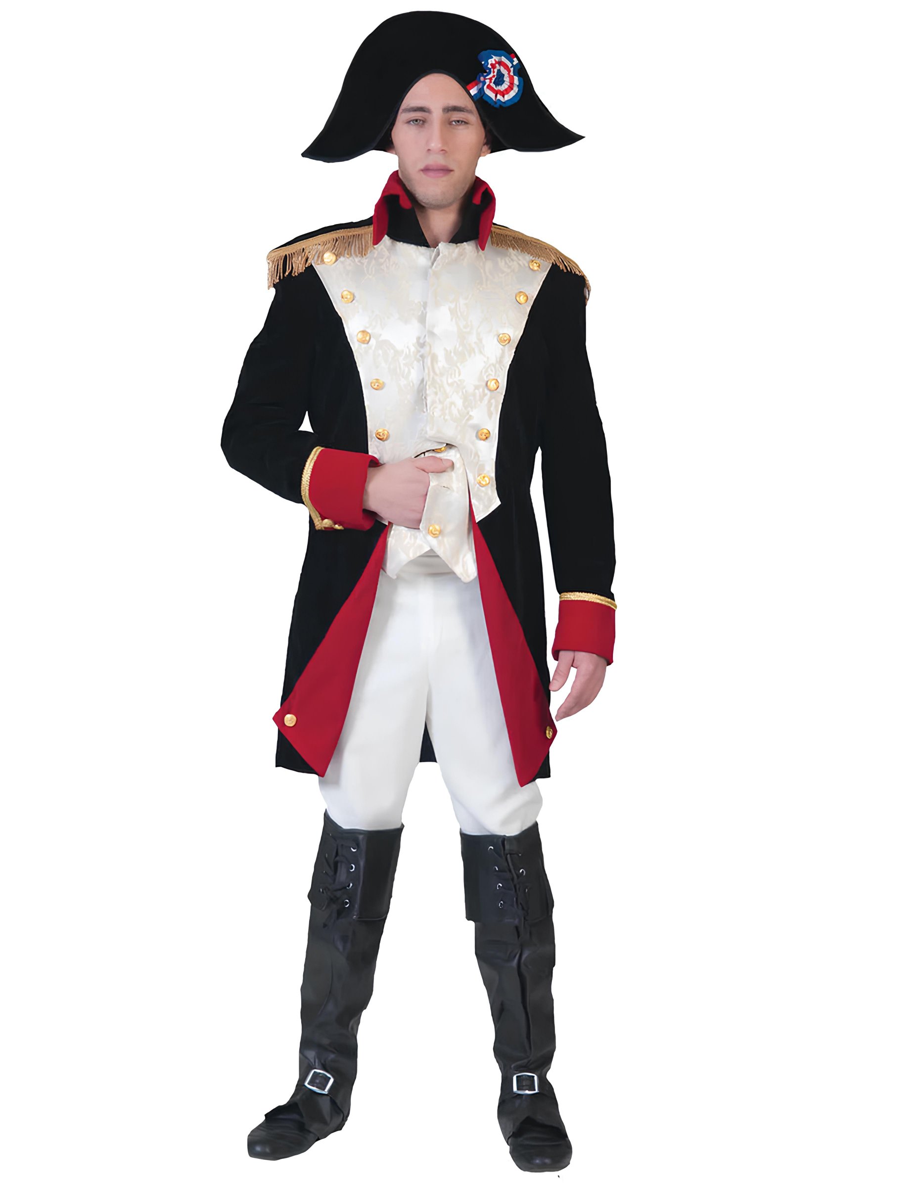 Napoleon-Kostüm für Herren bunt