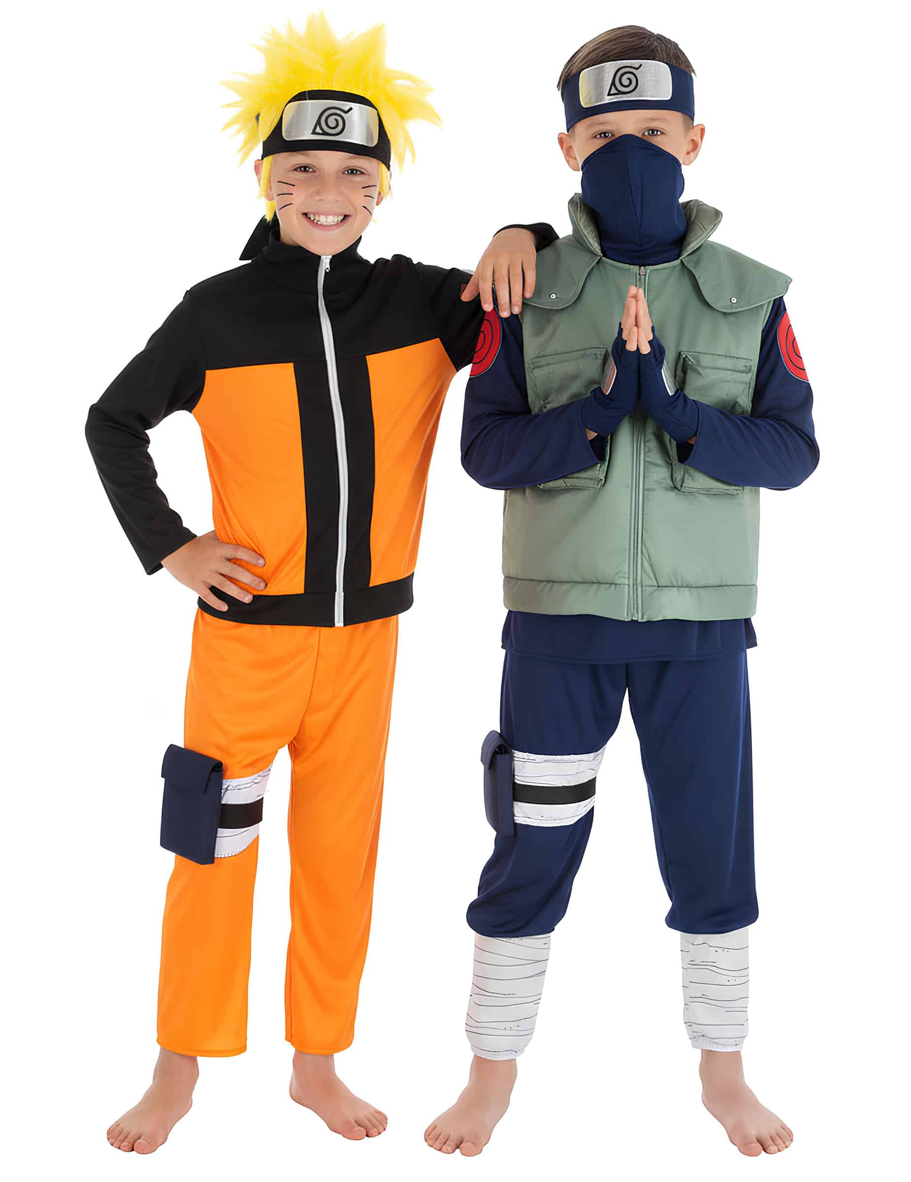 Naruto und Kakashi Hatake Paarkostüm für Kinder