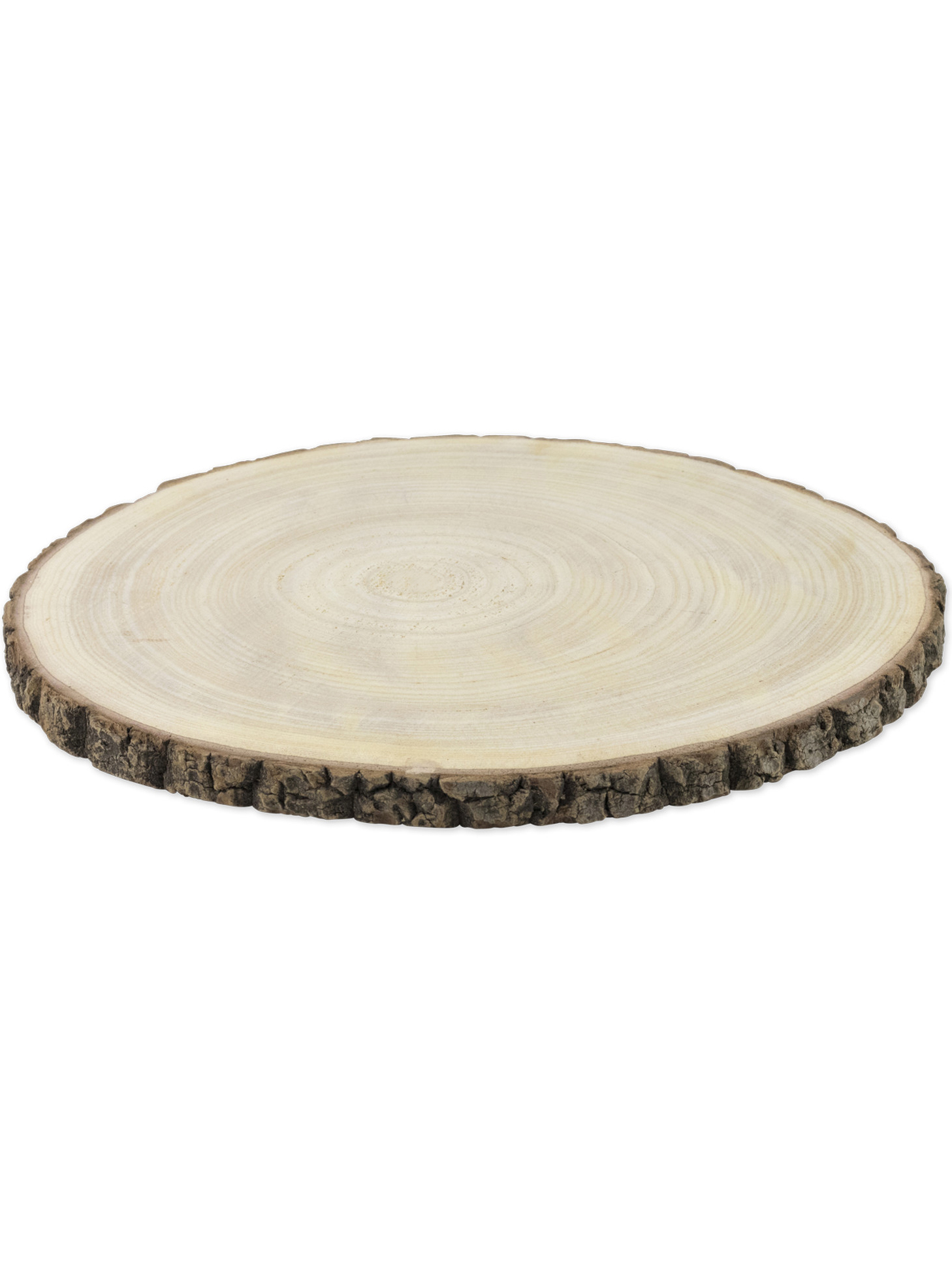 Naturholzscheibe 33 bis 40 cm