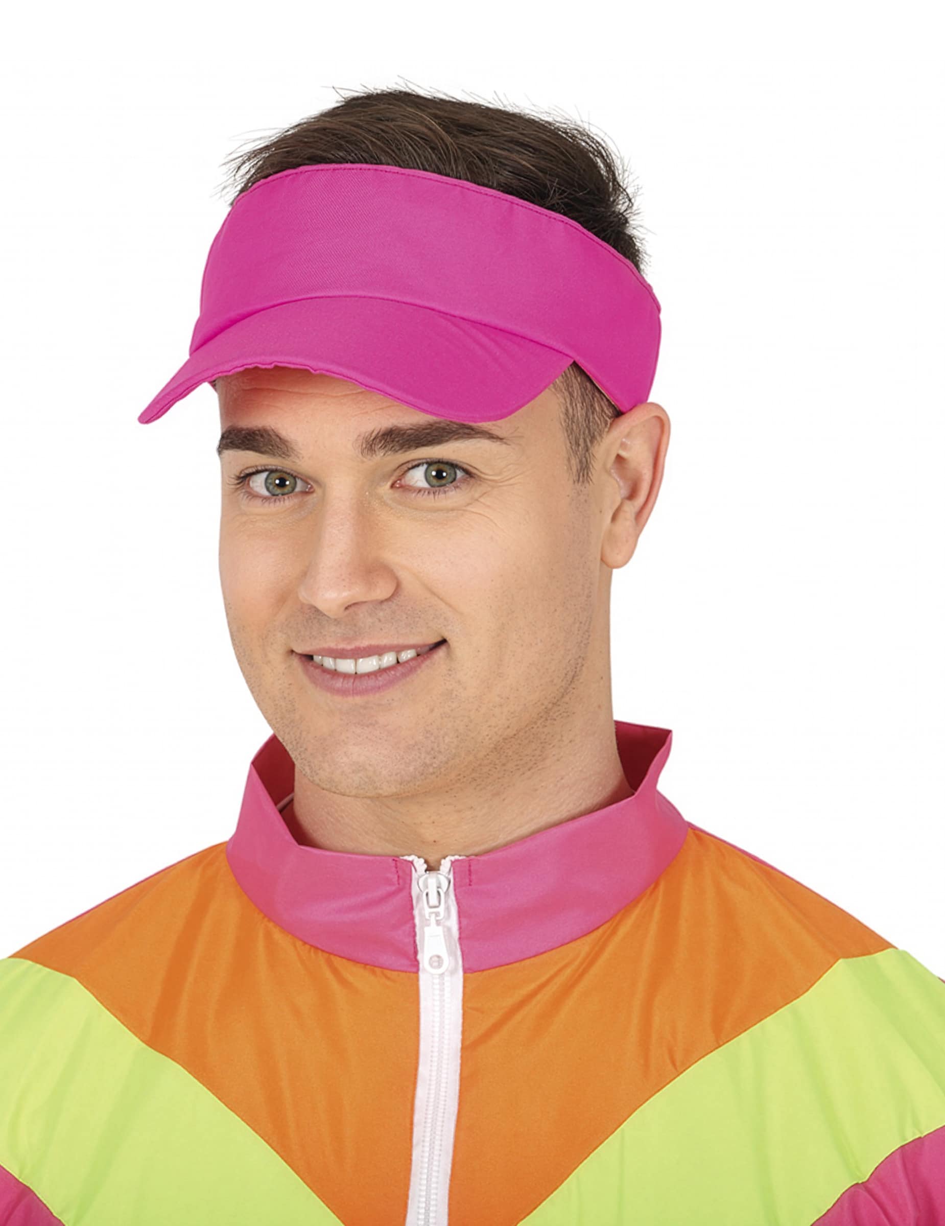 Neon-pinkes Visier für Erwachsene
