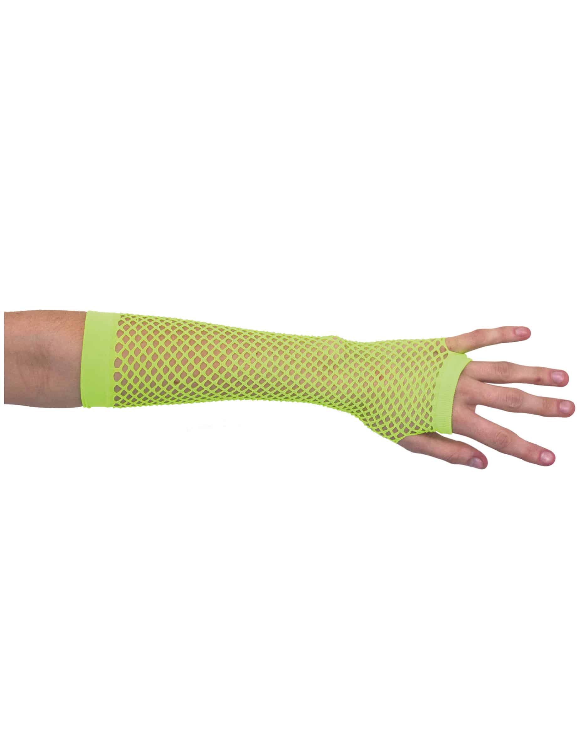 Netz-Armstulpen neongrün