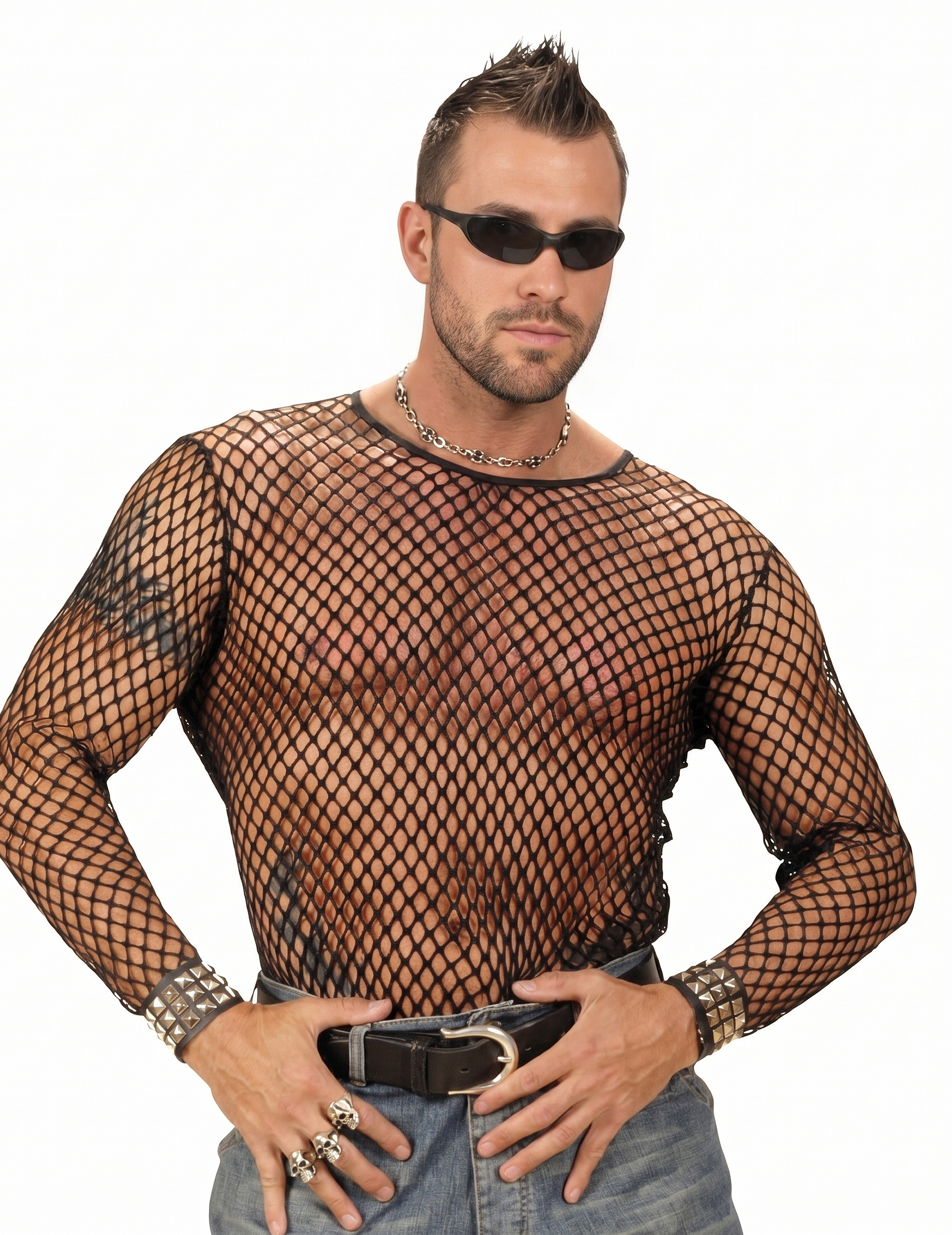 Netzoberteil Discoaccessoire schwarz