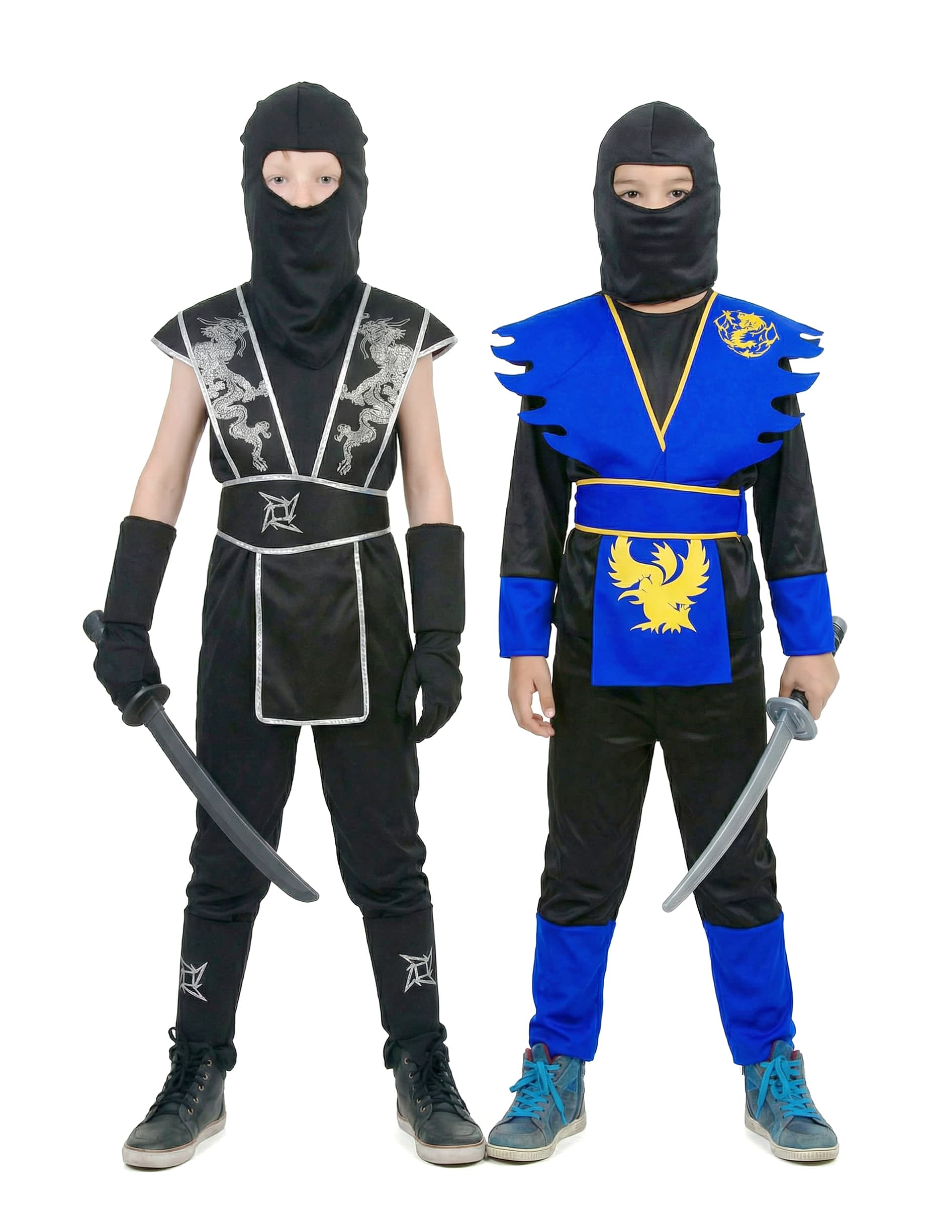 Ninja-Partnerkostüm für Kinder