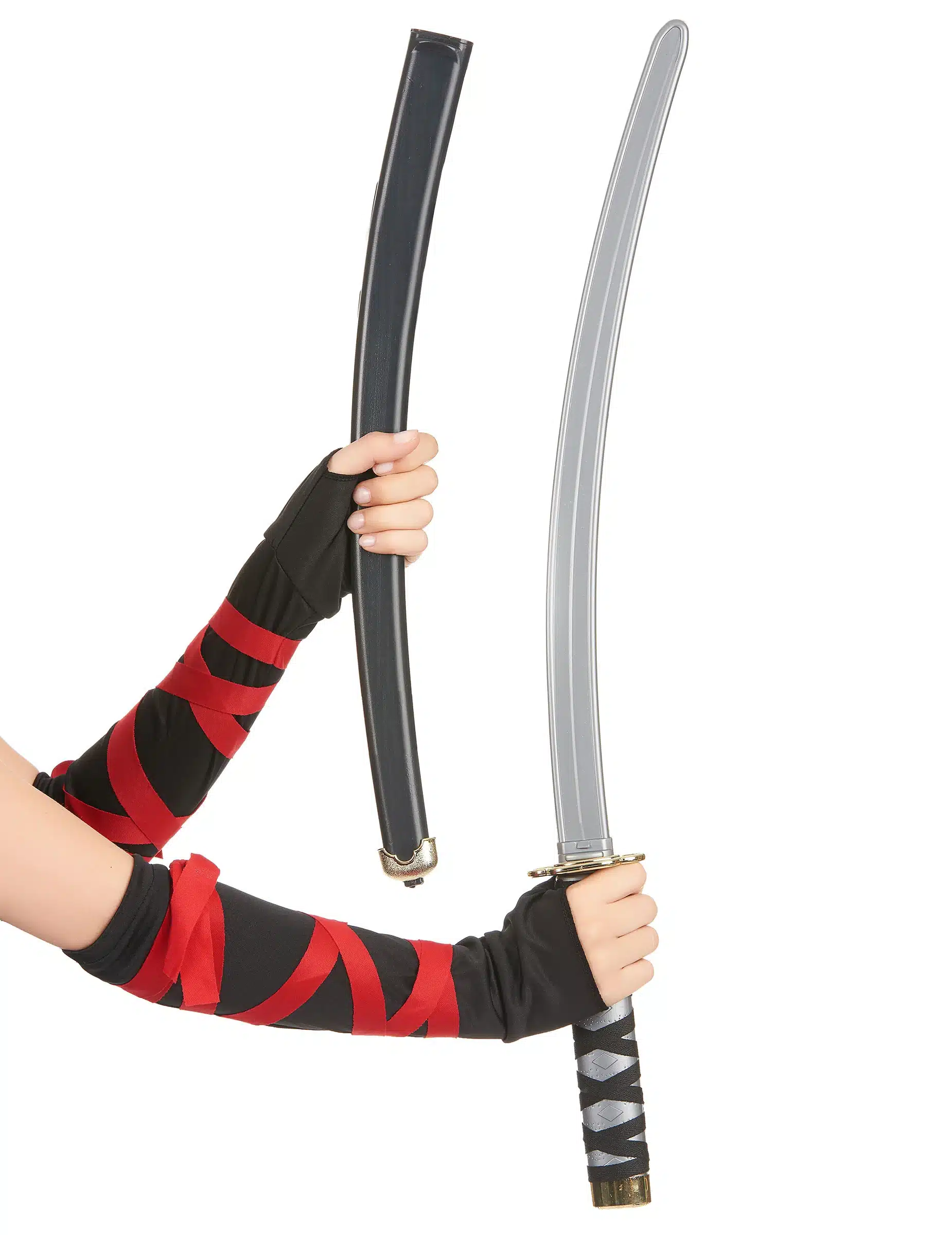 Ninja Schwert schwarz-gold 74cm