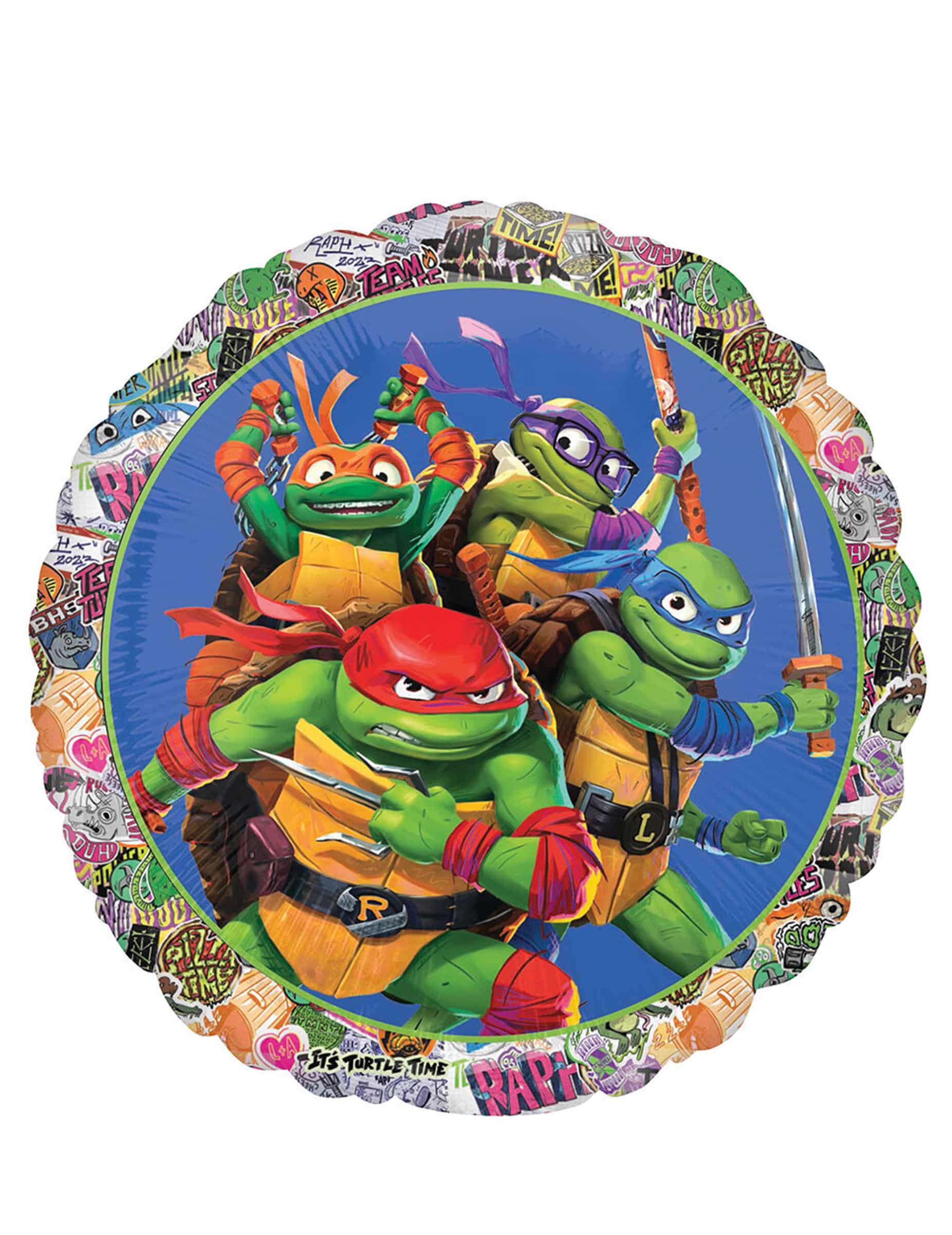 Ninja Turtles Aluminium-Ballon 45 cm