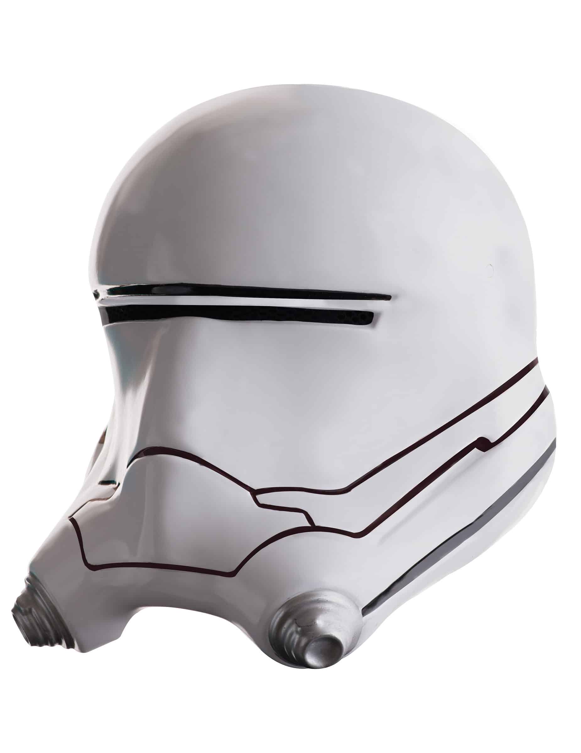 Offizielle Flametrooper Erwachsenenmaske 2 Teile Star Wars VII weiß