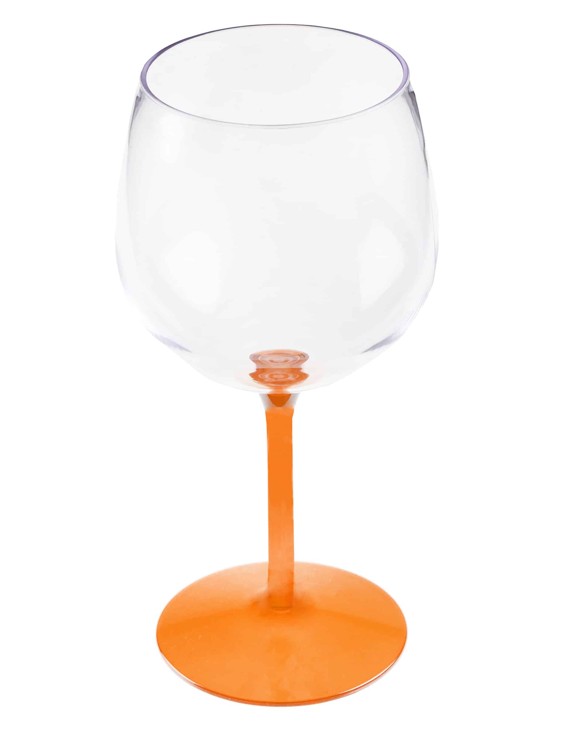 Orangefarbenes Cocktail-Ballonglas aus Kunststoff 58