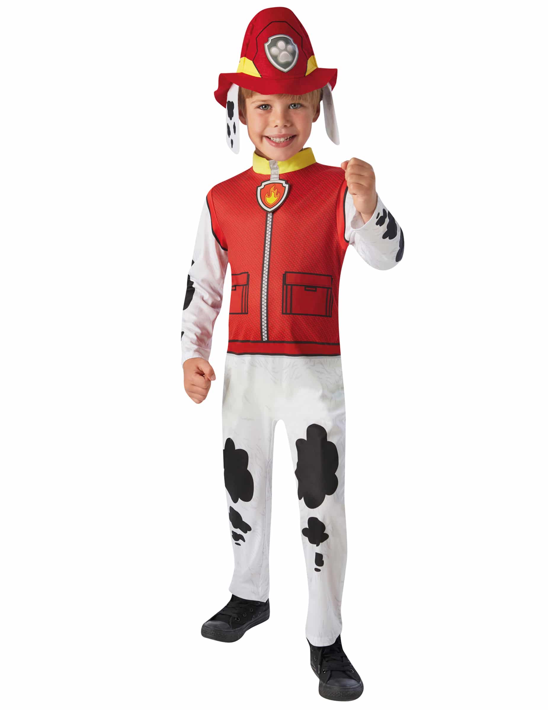 PAW Patrol Feuerwehr Kostüm Marshall Paw Patrol rot-weiß