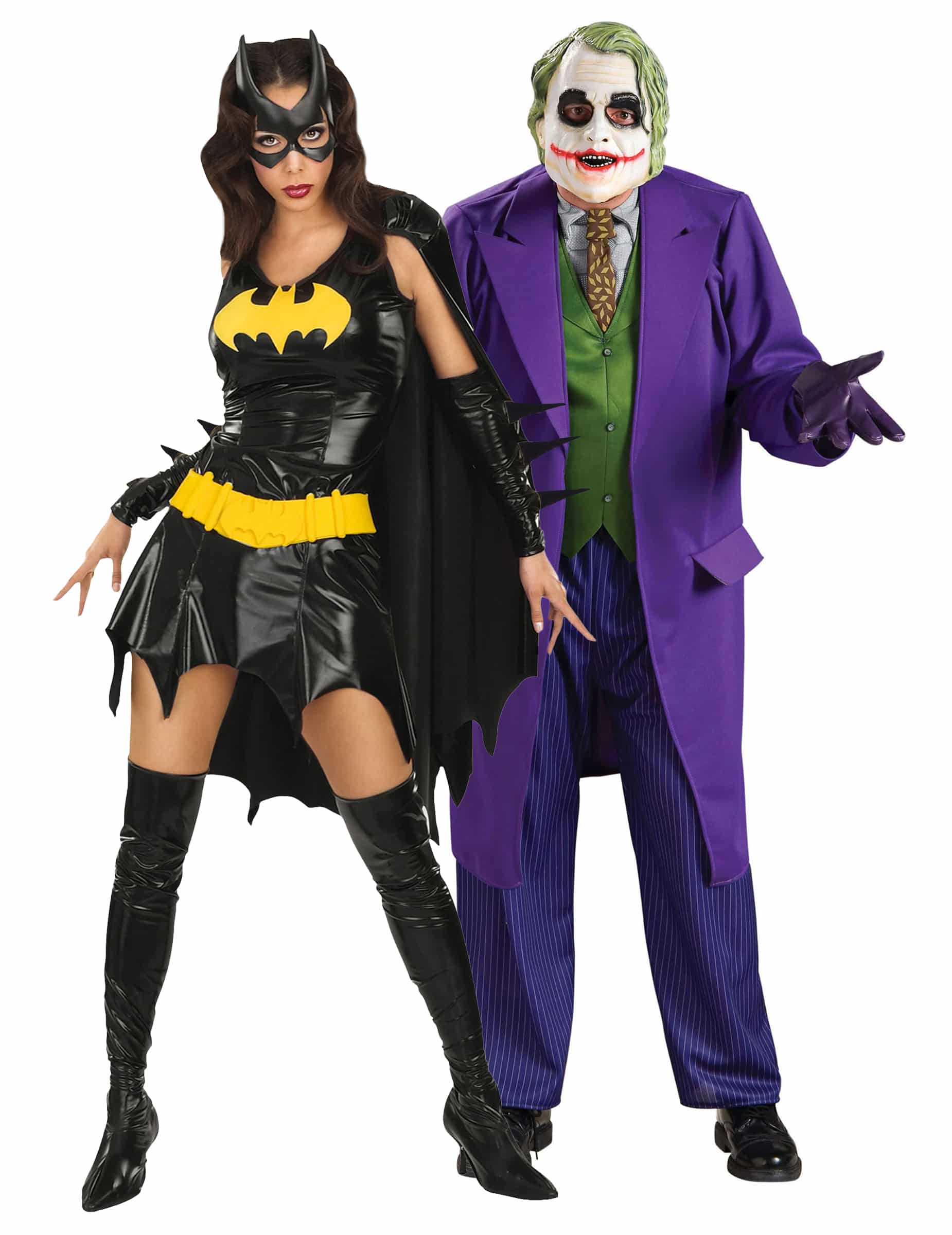 Paarkostüm Batgirl und Joker