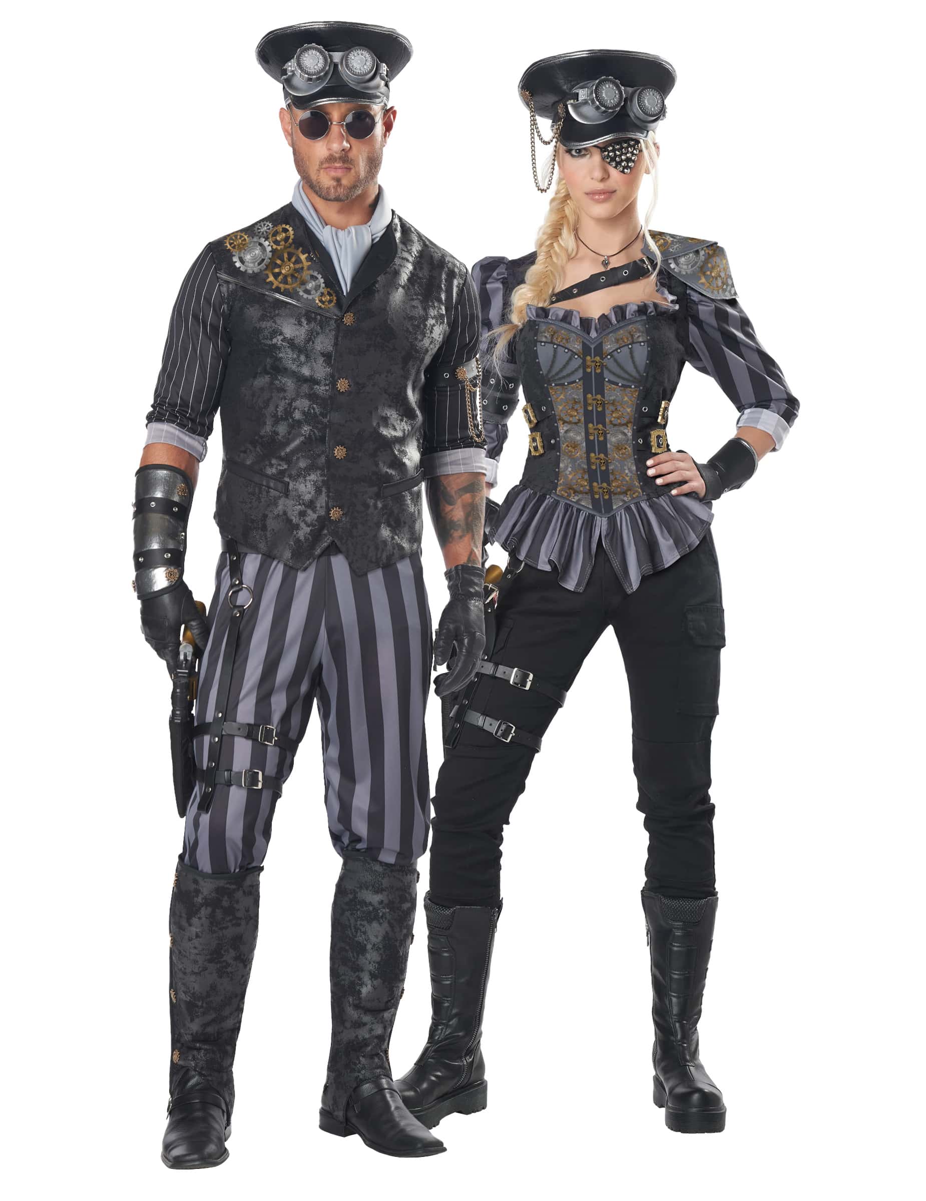 Paarkostüm Steampunker und Steampunkerin