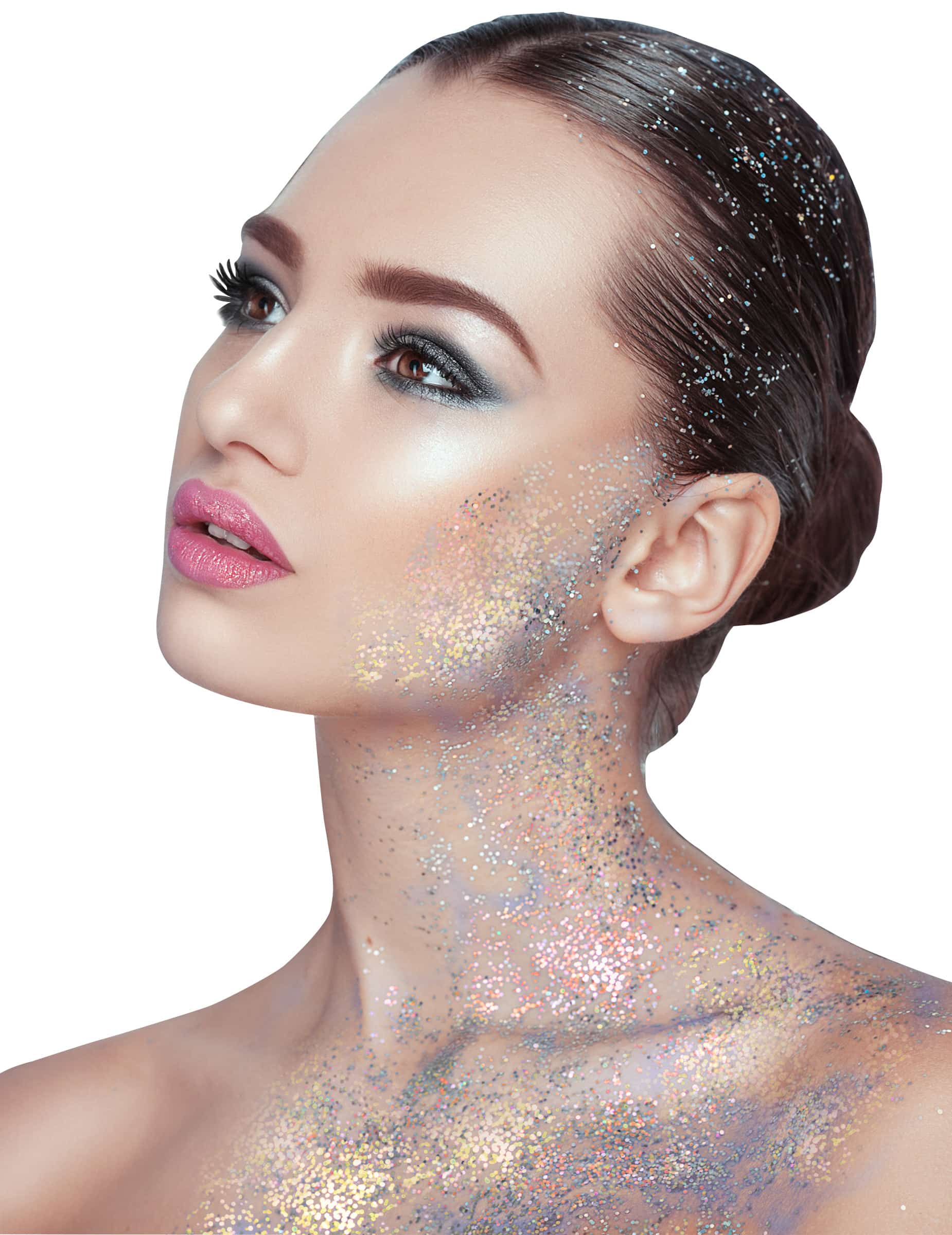 Pailleten-Gel Make-up Karneval bunt 14ml