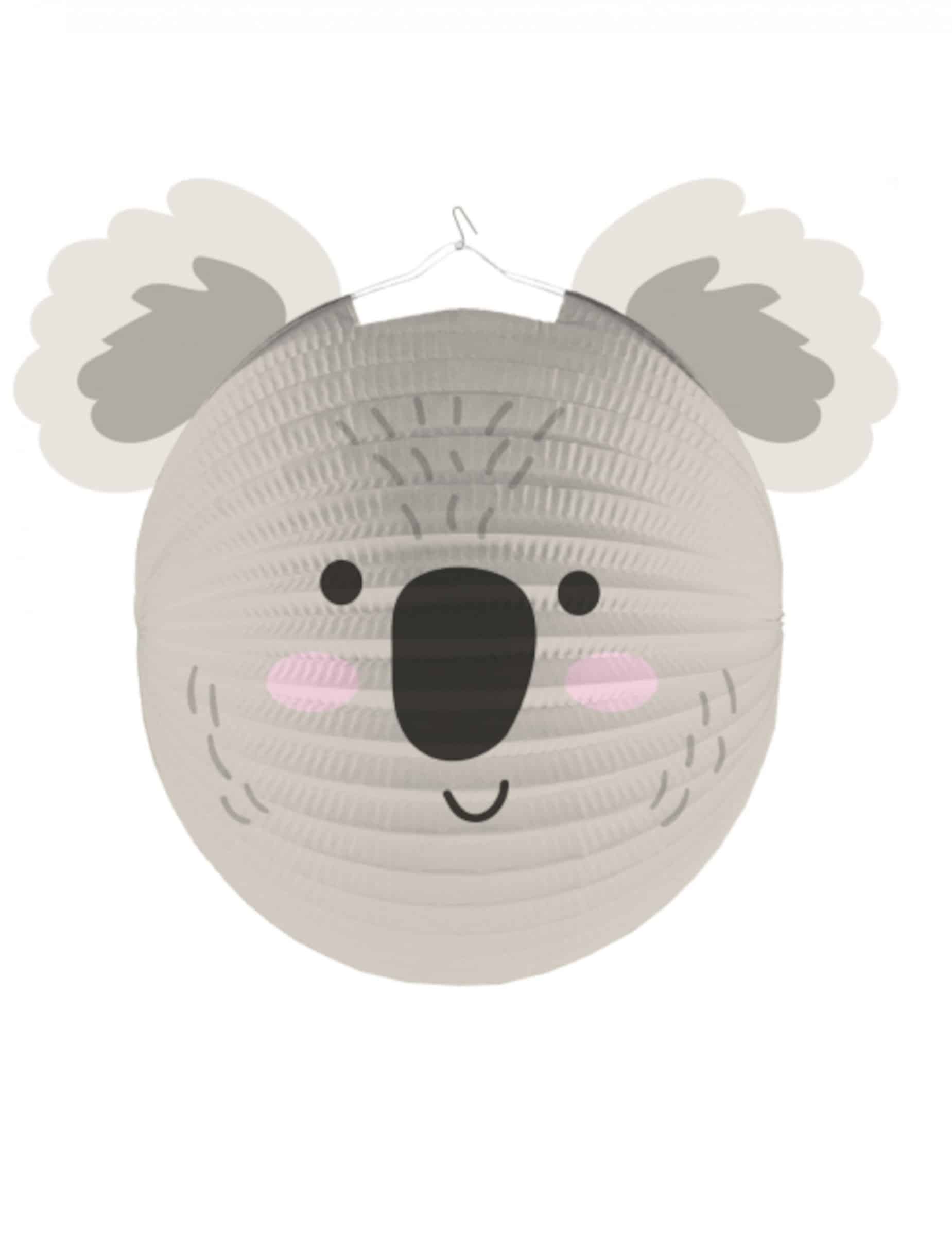 Papier-Lampion Koala 25 cm zum Aufhängen