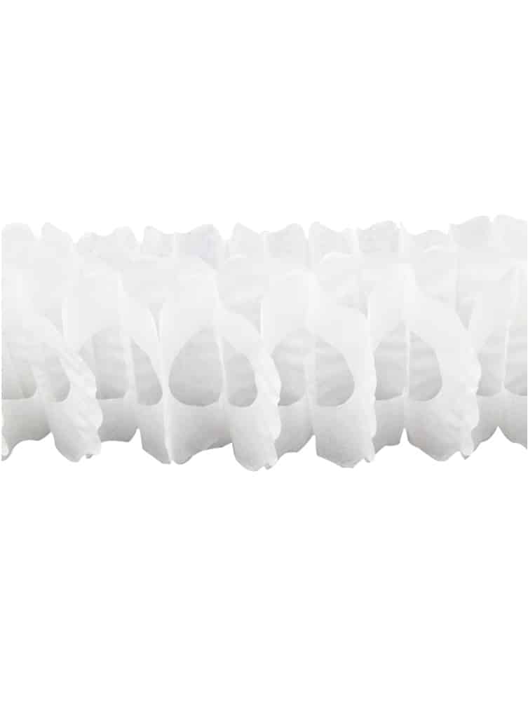 Papiergirlande Weiß