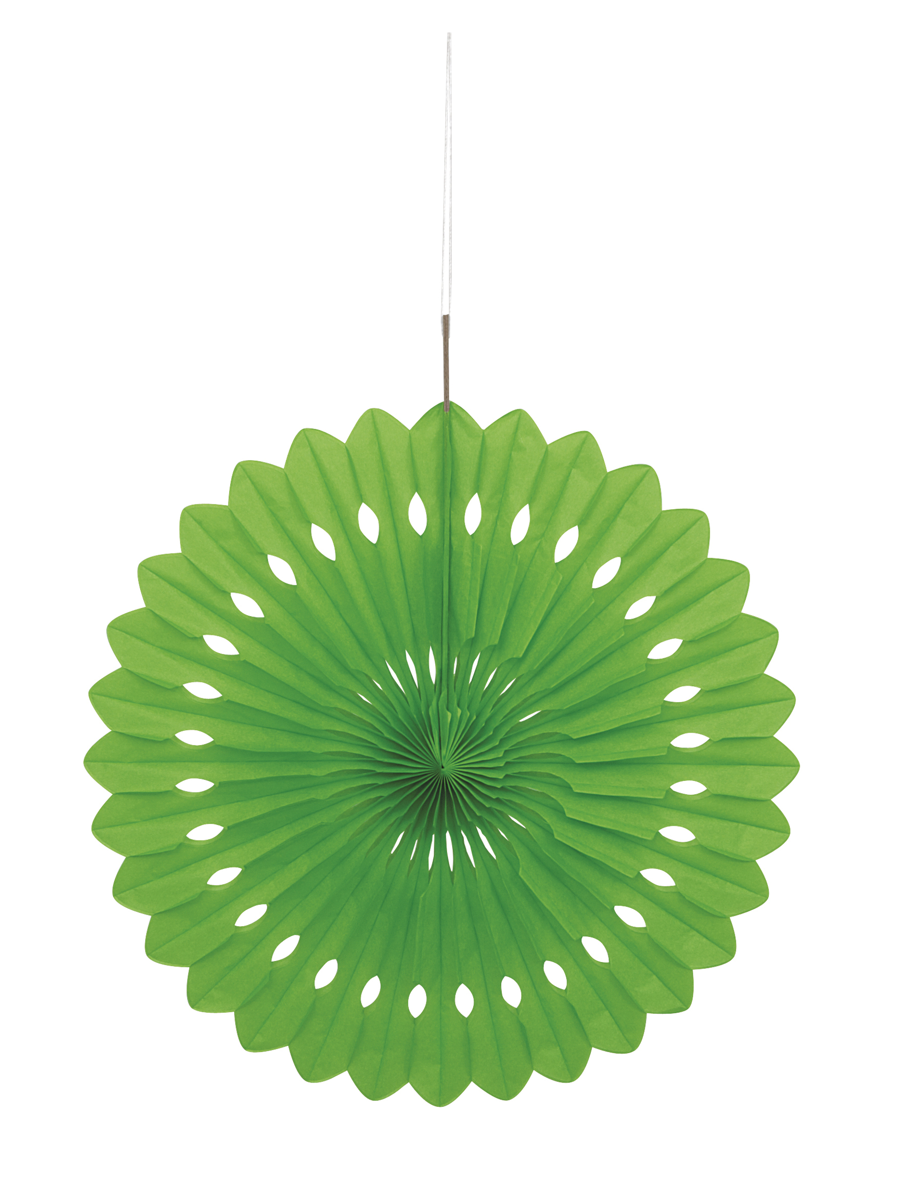 Papierrosette Limettengrün Rosace aus Papier 40 cm