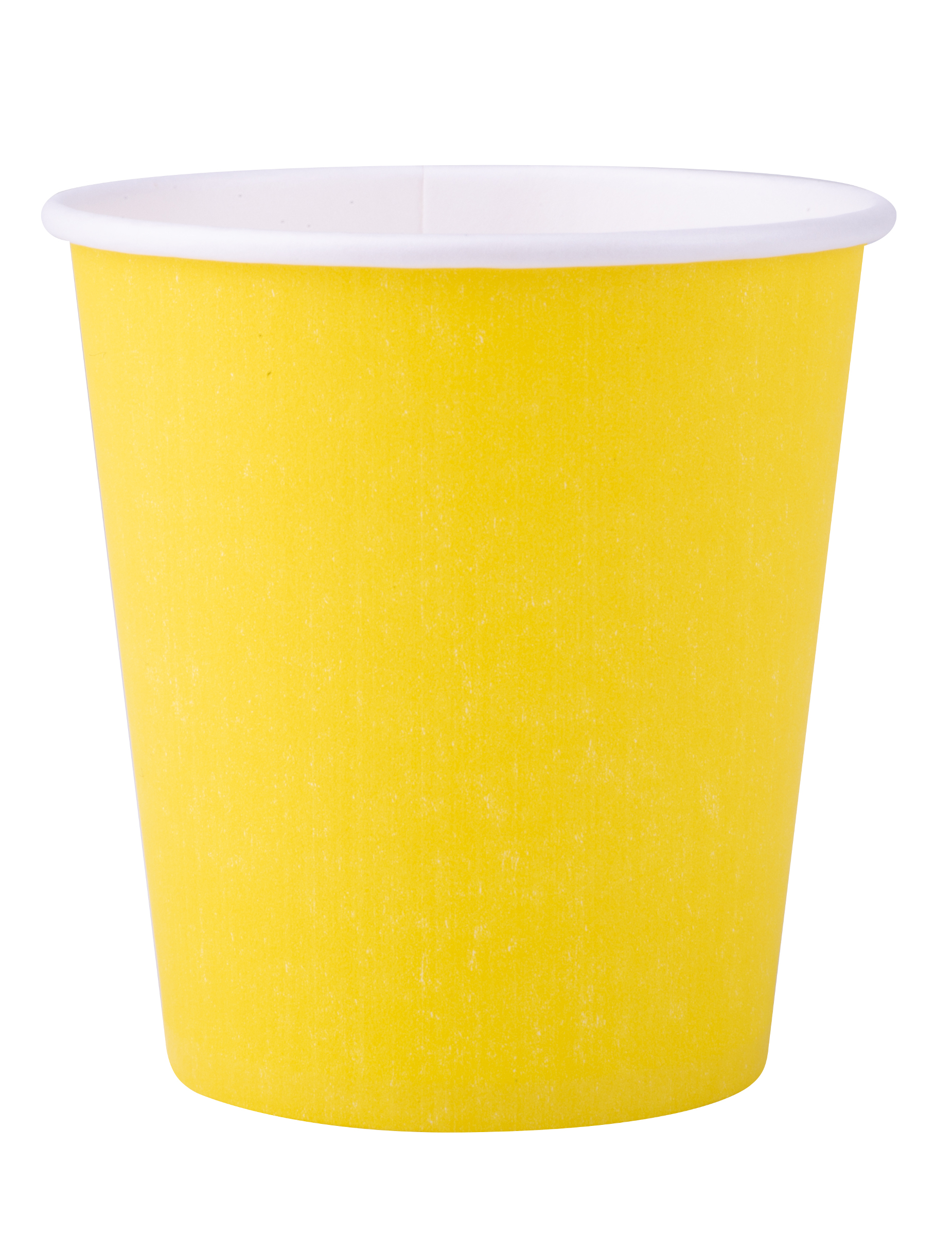 Pappbecher Tischzubehör 25 Stück gelb 200 ml