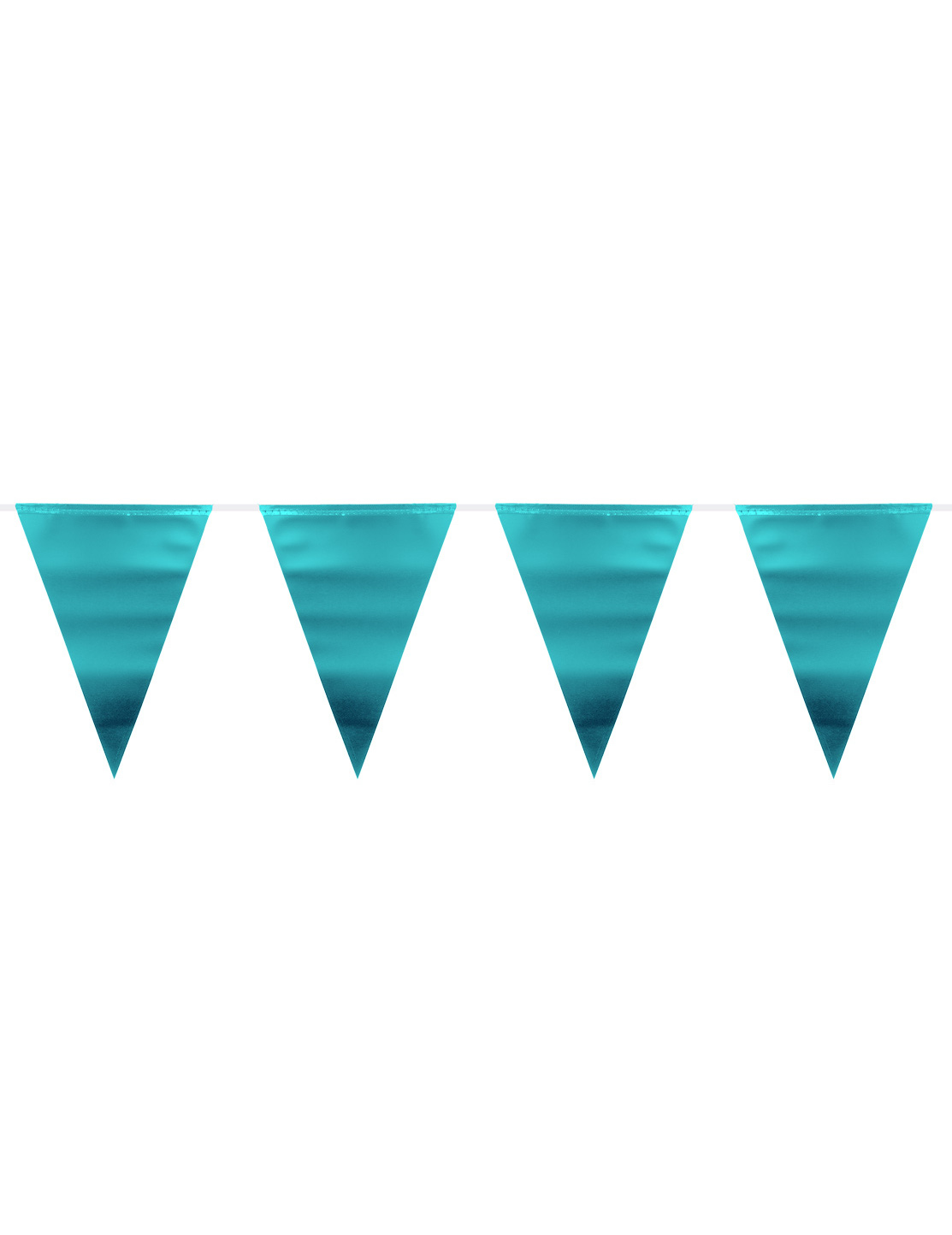 Party-Girlande metallisch blau 6 m