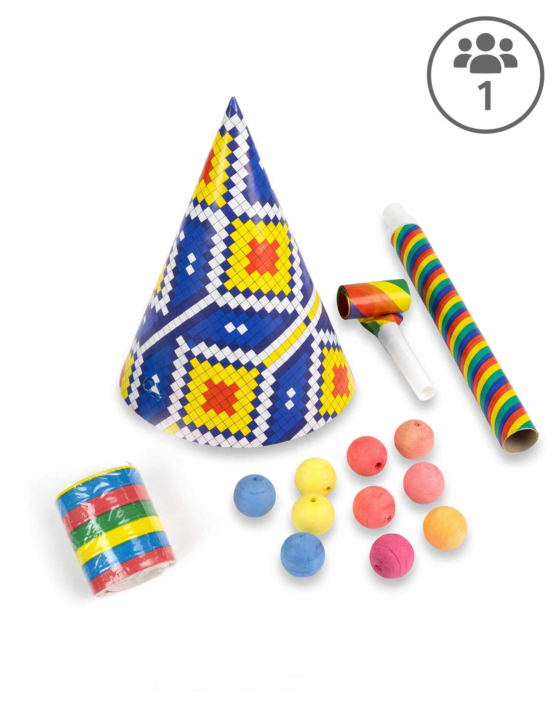 Party-Set Silvester 1 Person Bunt