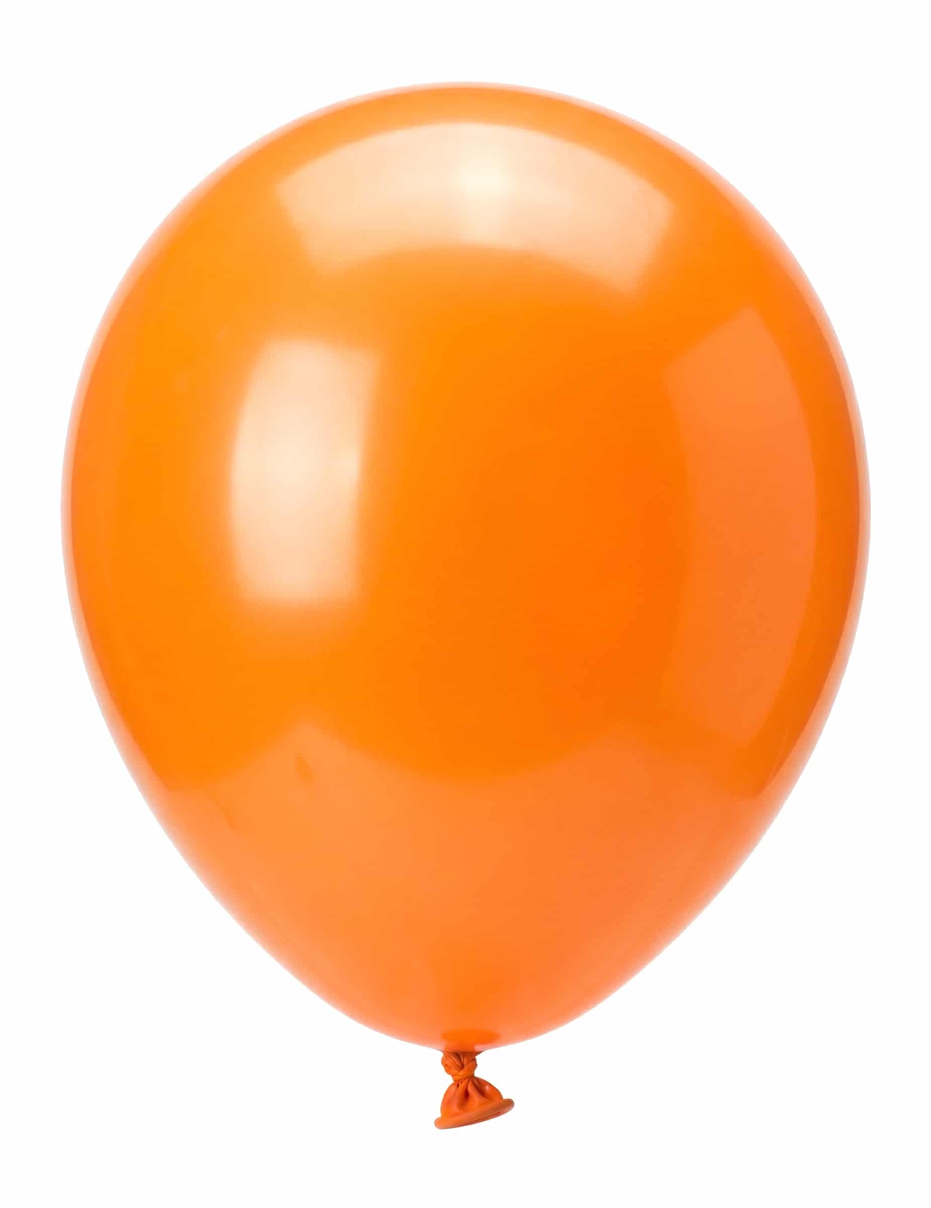 Partyballons Luftballons 12 Stück orange 27cm