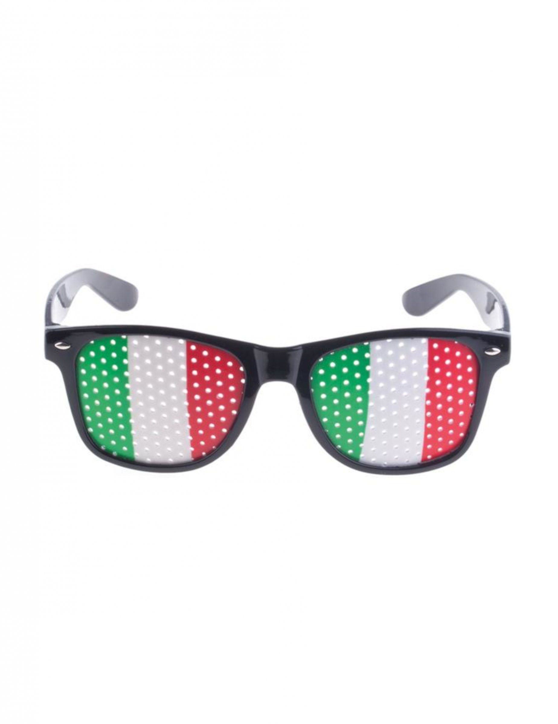 Partybrille Italien Fanbrille Partyaccessoire weiß-rot-grün