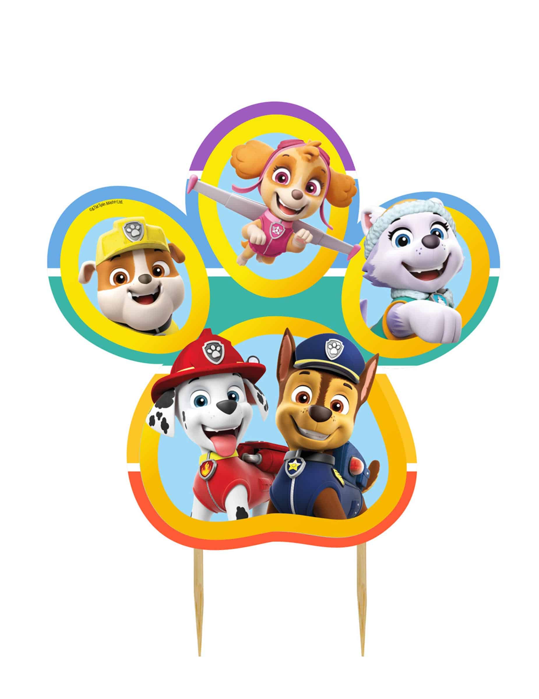 Paw Patrol Geburtstagskerze – Pat'Patrouille Figur bunt